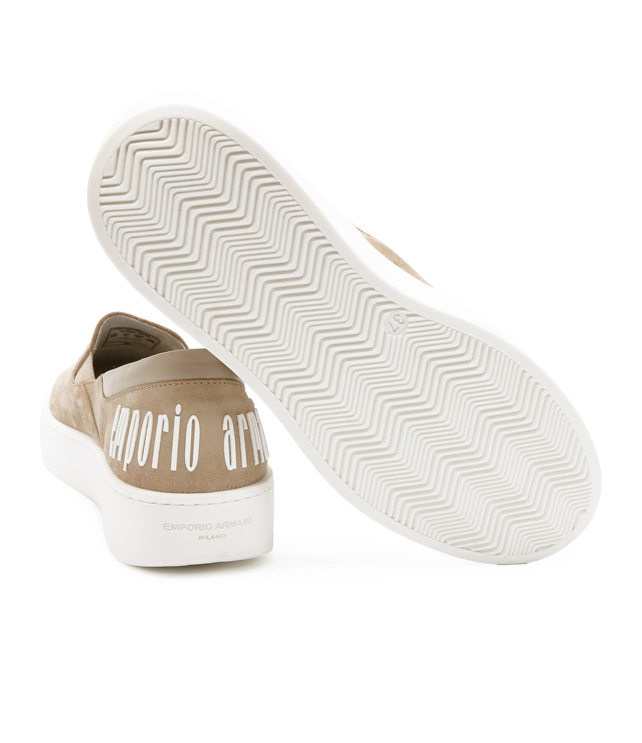 Emporio Armani Slip on | piele întoarsă