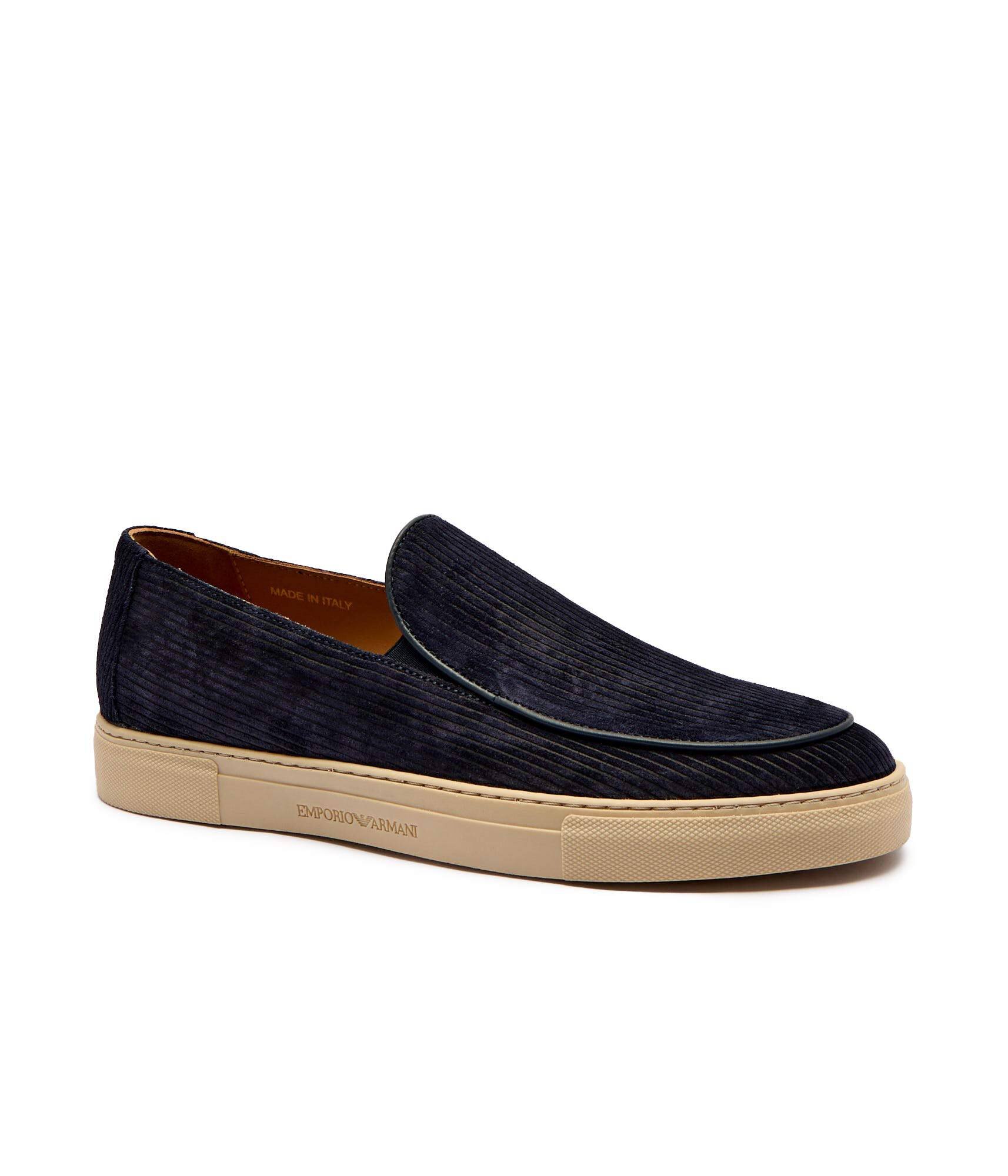 Emporio Armani Slip on | piele întoarsă