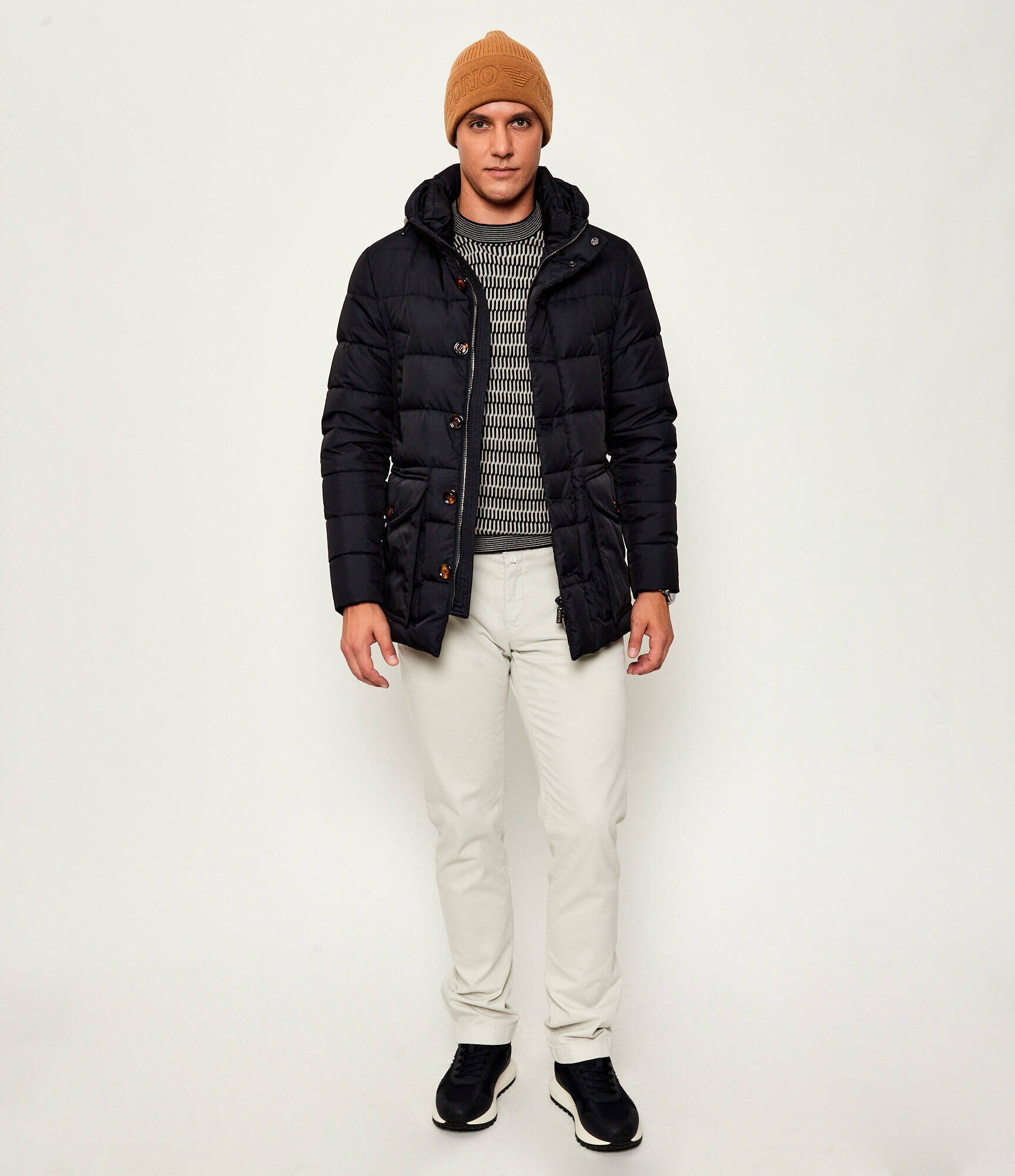 Emporio Armani Sneakers cu adaos de piele