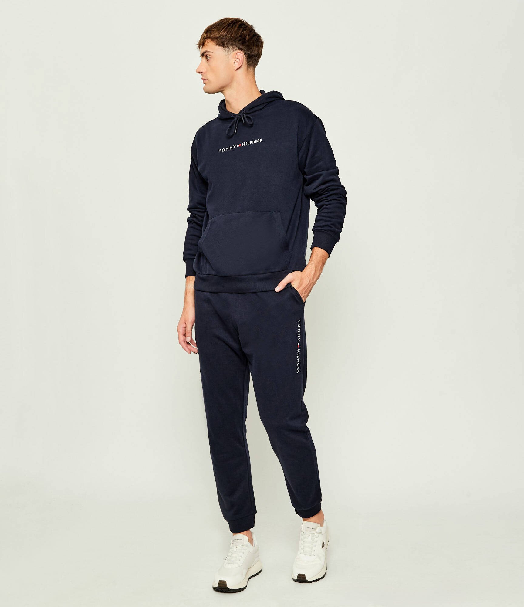 Emporio Armani Sneakers cu adaos de piele