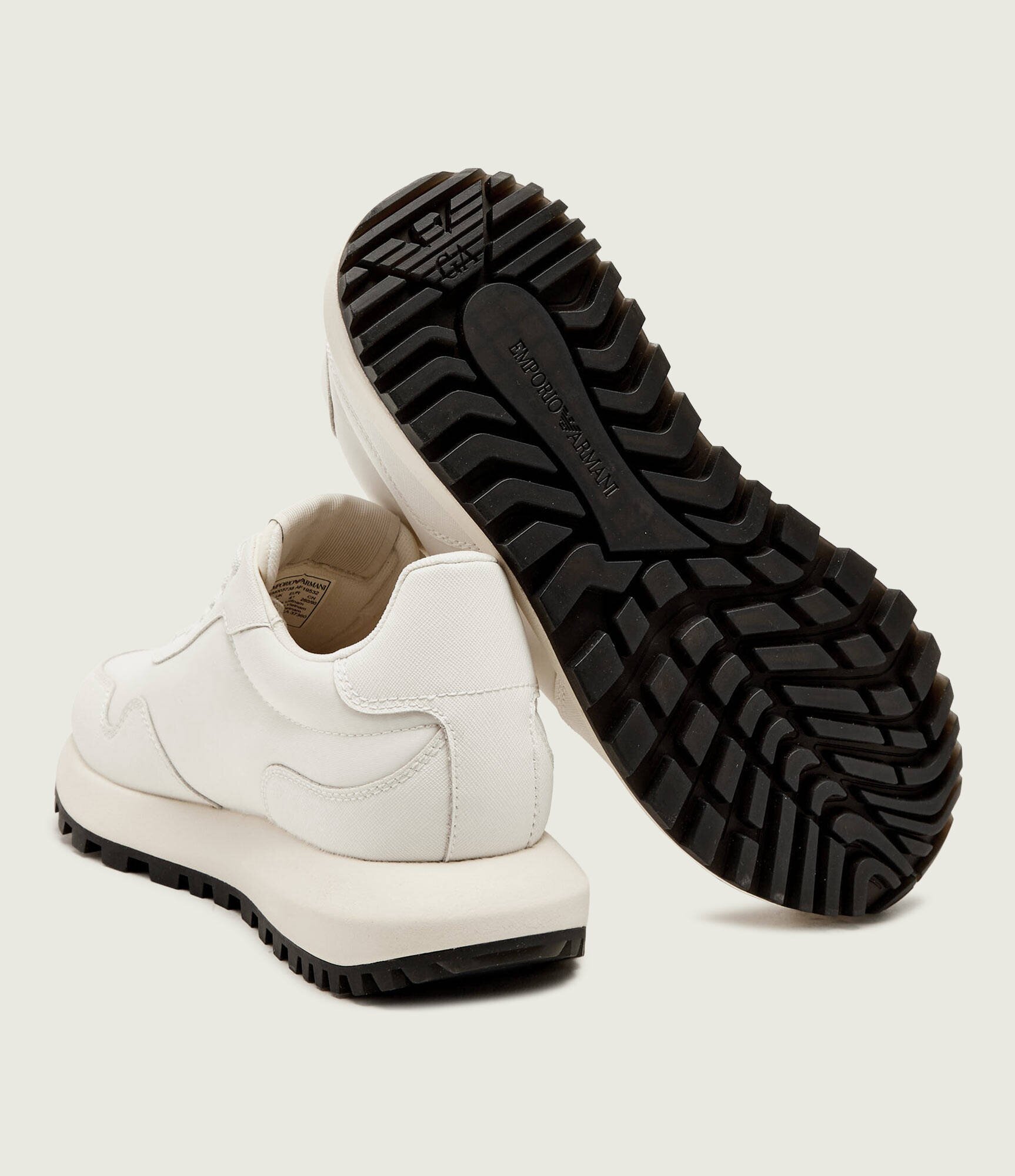 Emporio Armani Sneakers cu adaos de piele