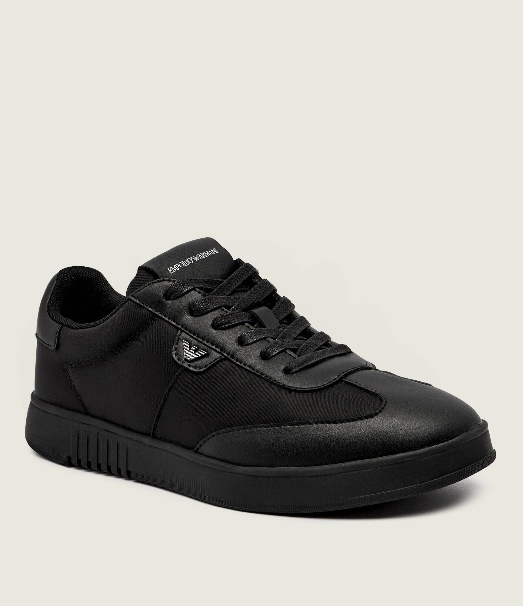 Emporio Armani Sneakers cu adaos de piele