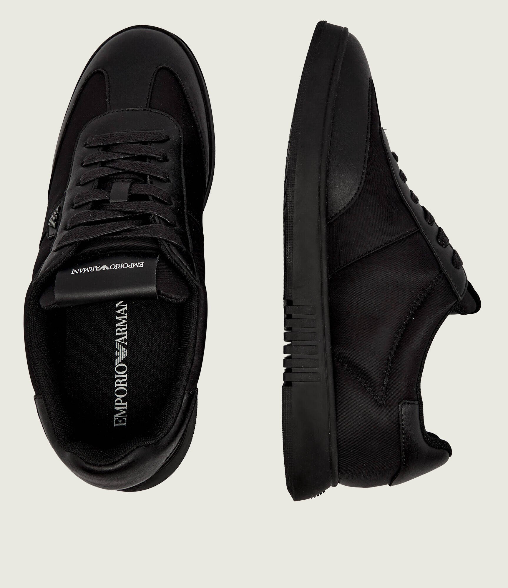 Emporio Armani Sneakers cu adaos de piele