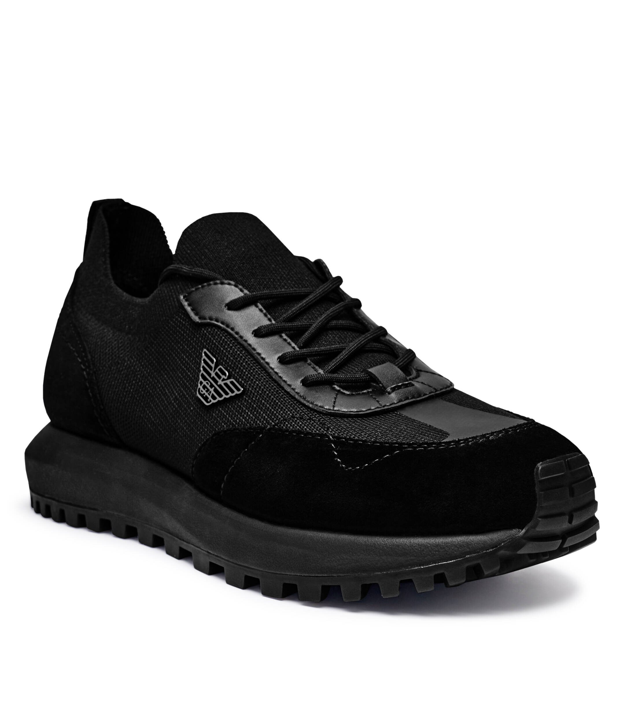 Emporio Armani Sneakers cu adaos de piele