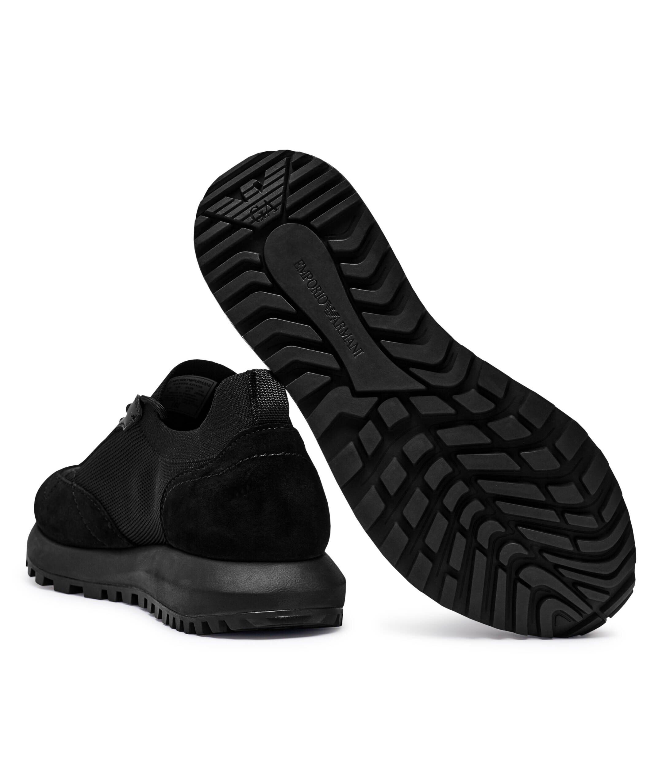 Emporio Armani Sneakers cu adaos de piele