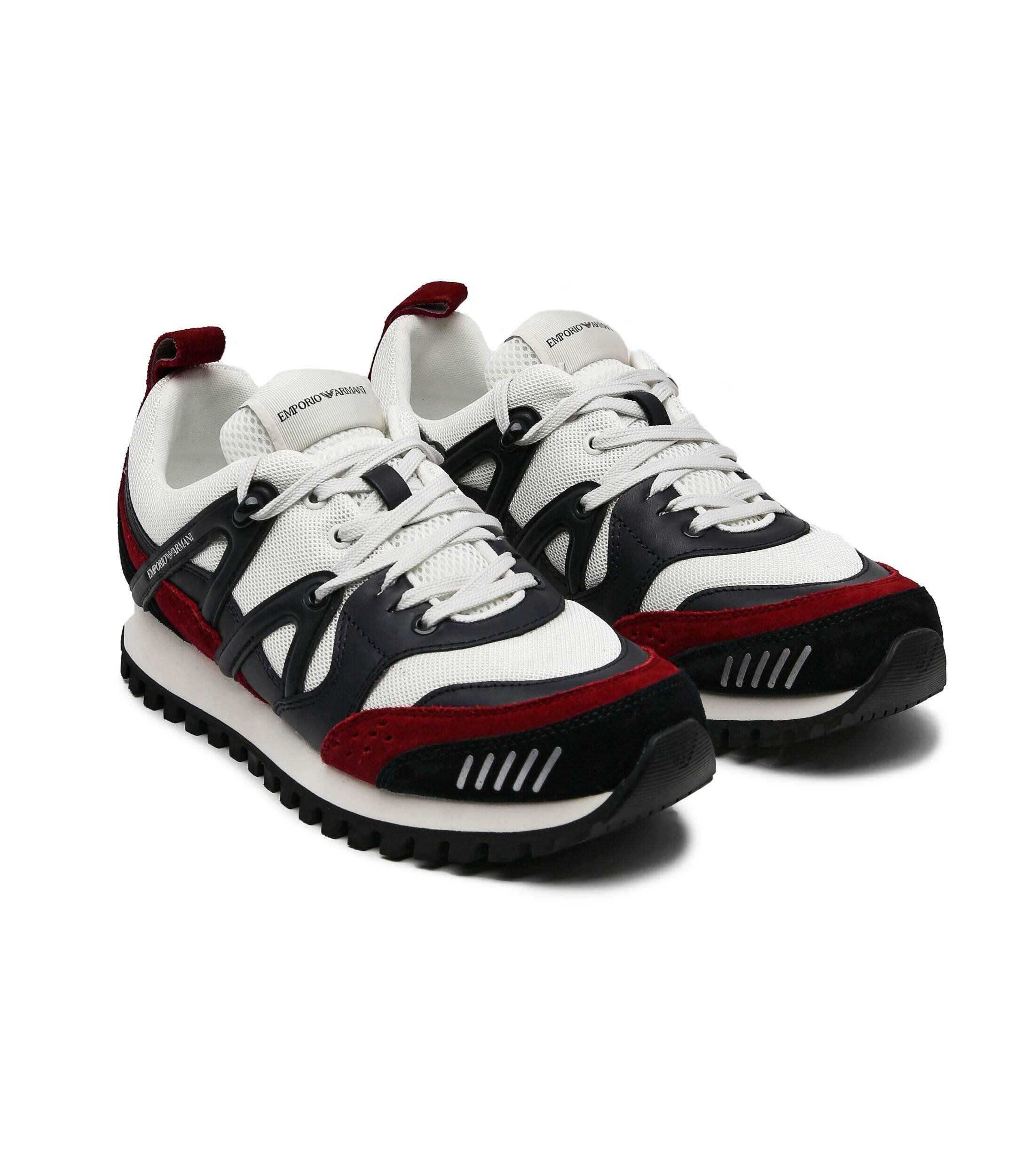 Emporio Armani Sneakers cu adaos de piele