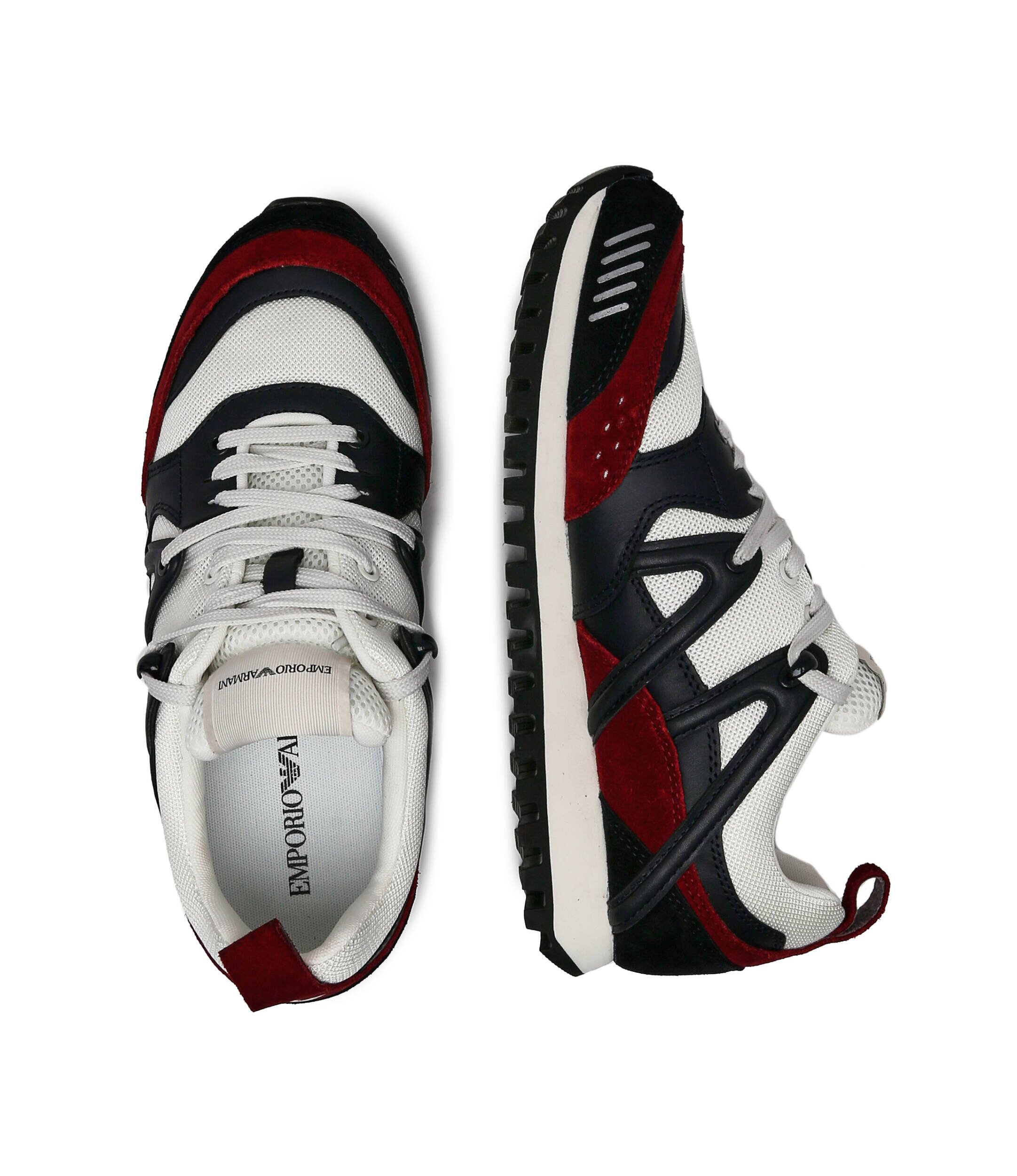 Emporio Armani Sneakers cu adaos de piele