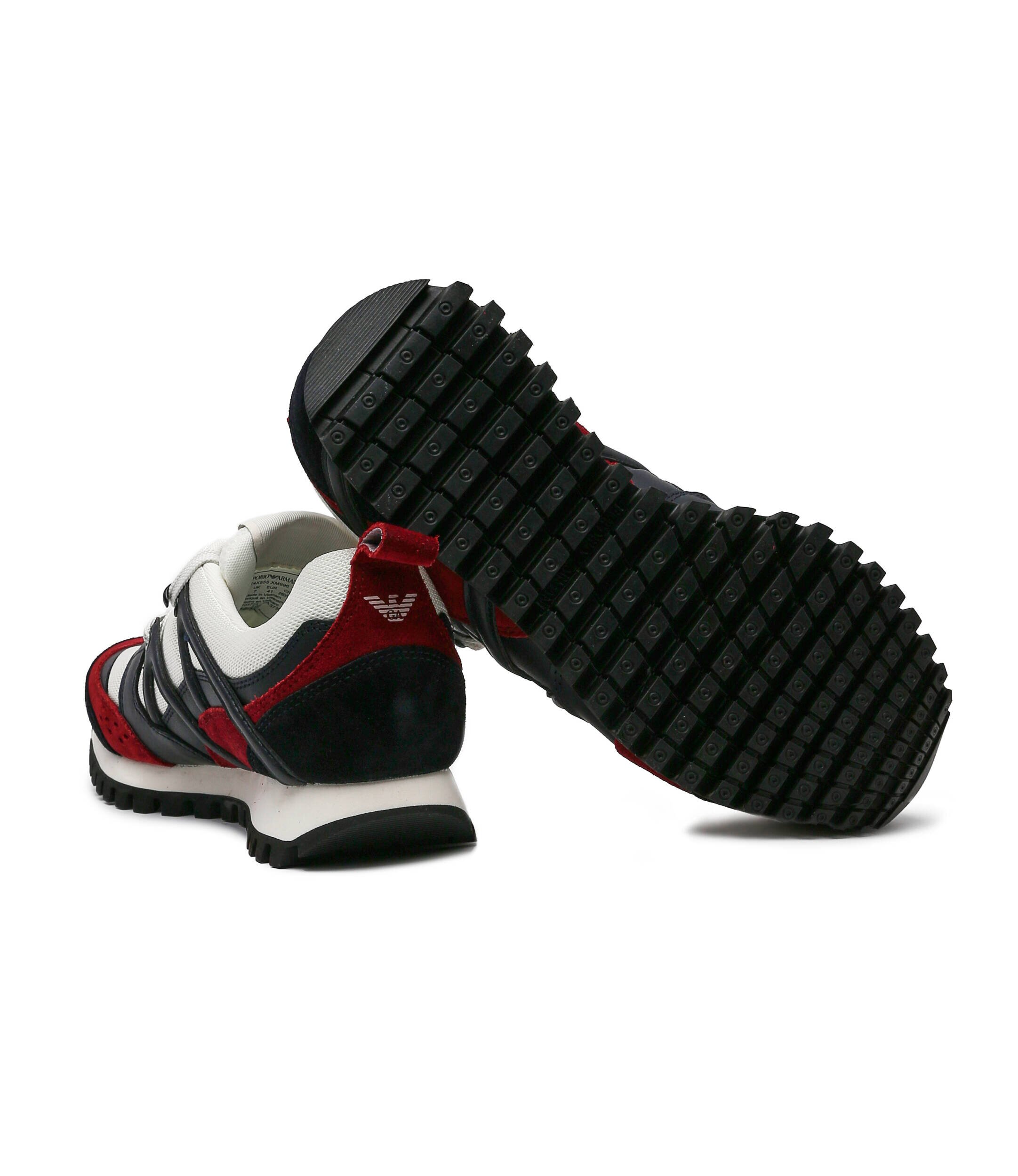 Emporio Armani Sneakers cu adaos de piele