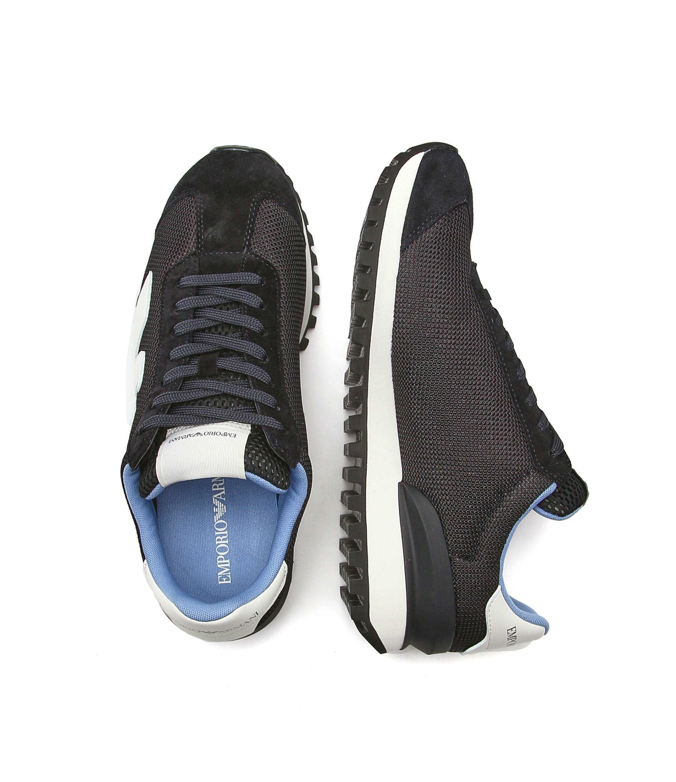 Emporio Armani Sneakers cu adaos de piele