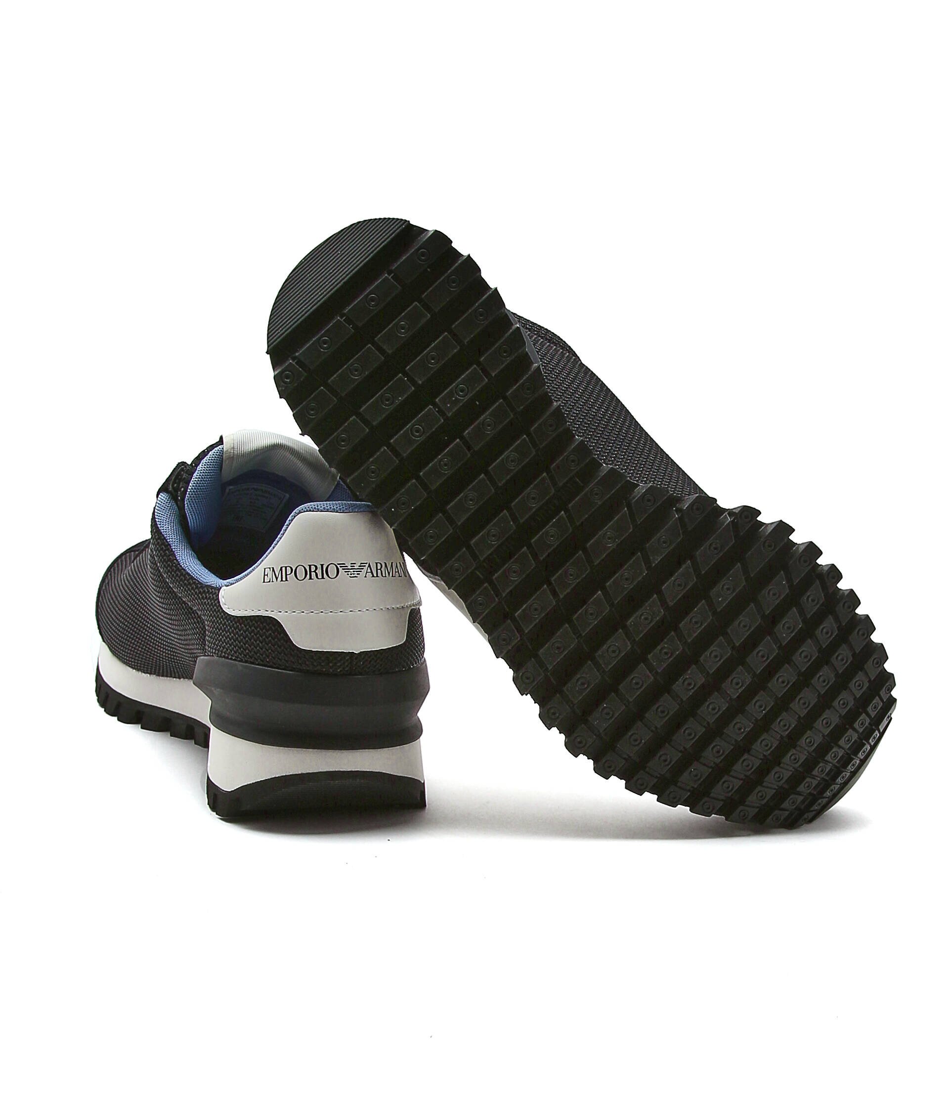 Emporio Armani Sneakers cu adaos de piele