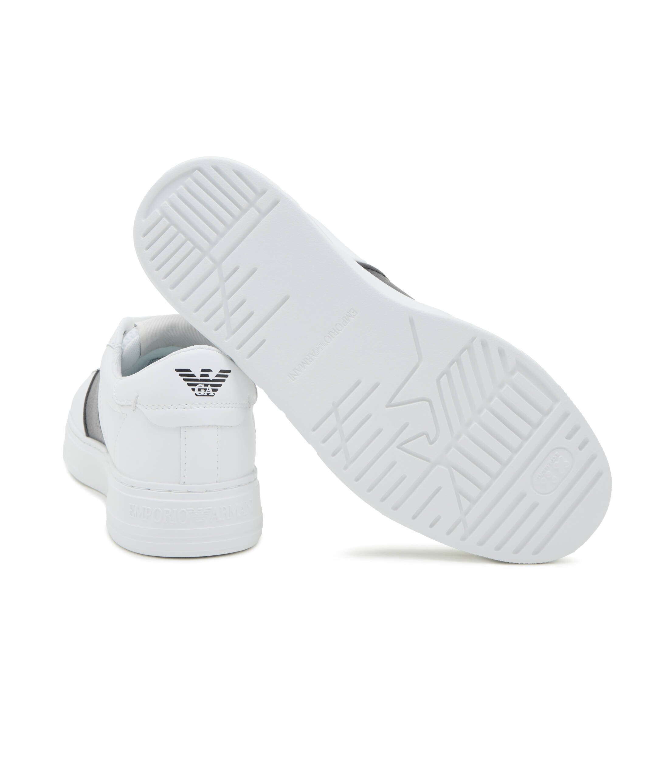 Emporio Armani Teniși cu adaos de piele
