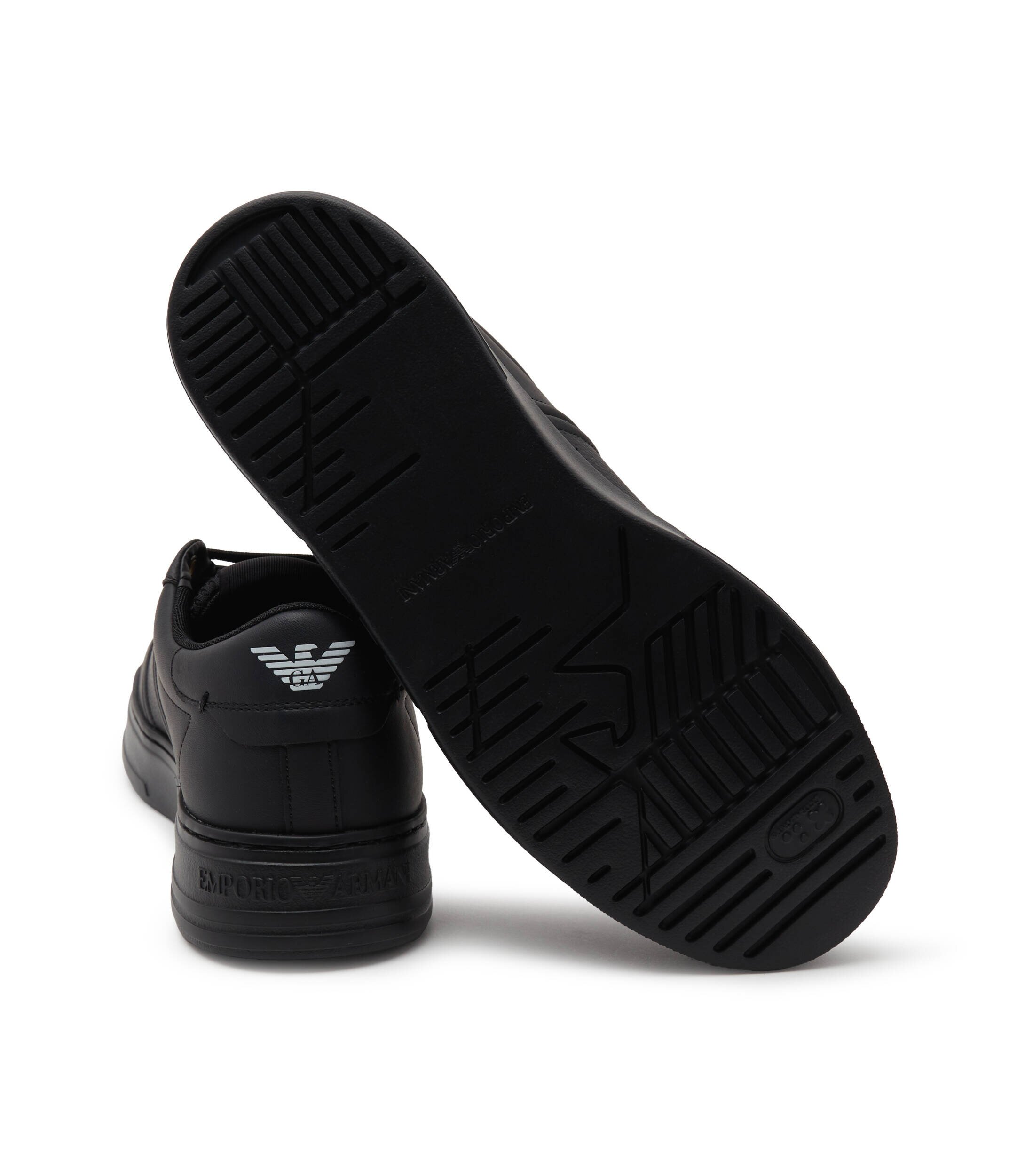 Emporio Armani Teniși cu adaos de piele