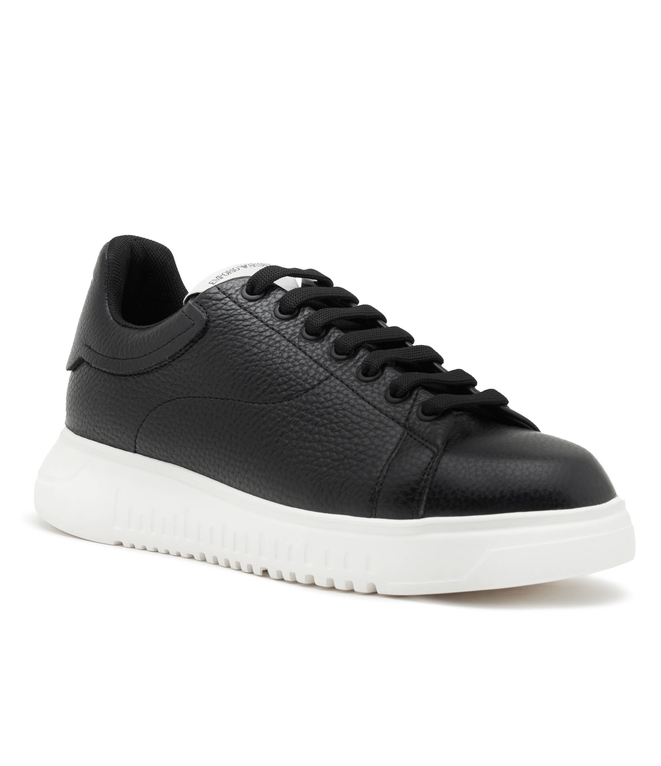 Emporio Armani Teniși cu adaos de piele