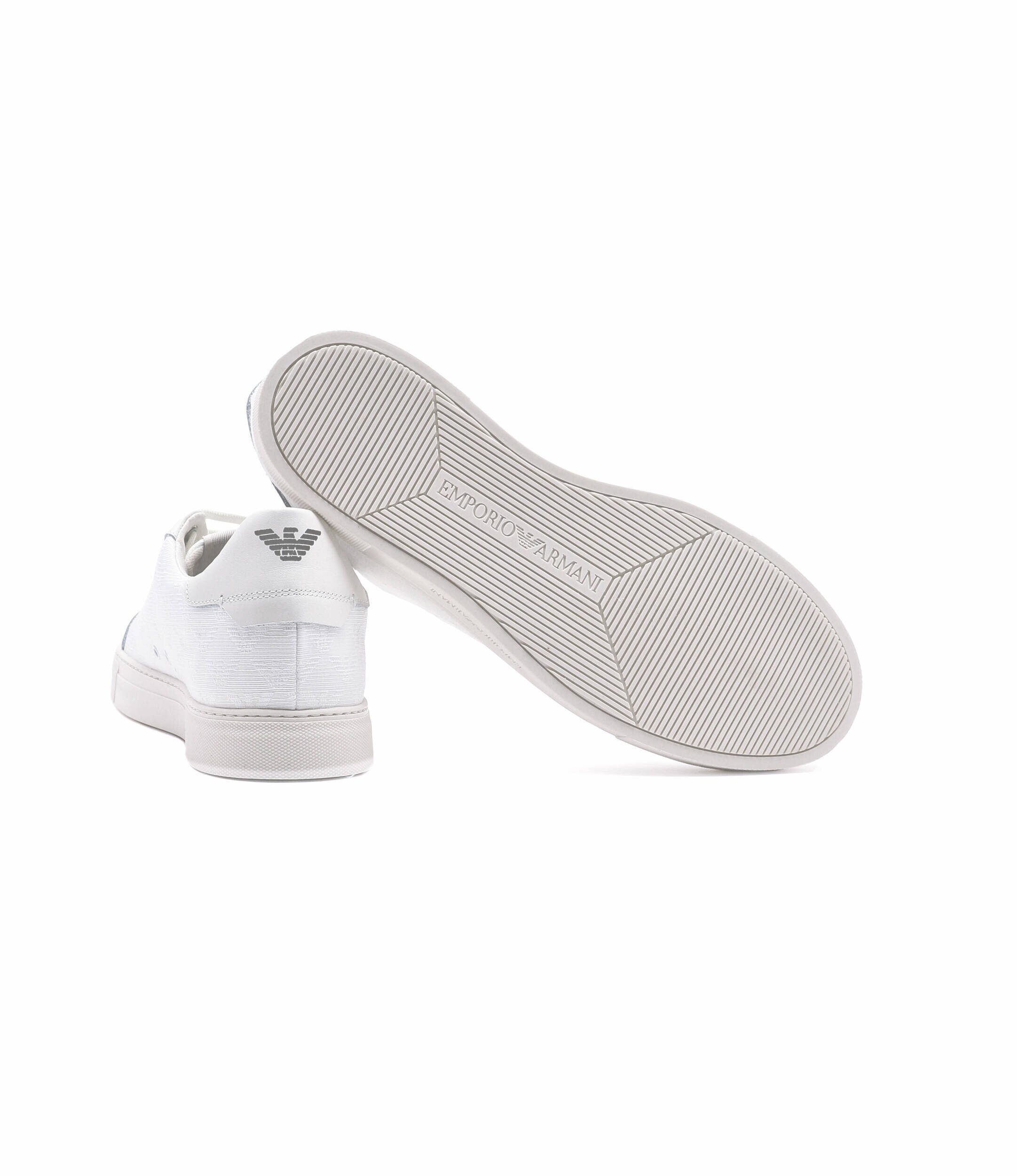 Emporio Armani Teniși cu adaos de piele