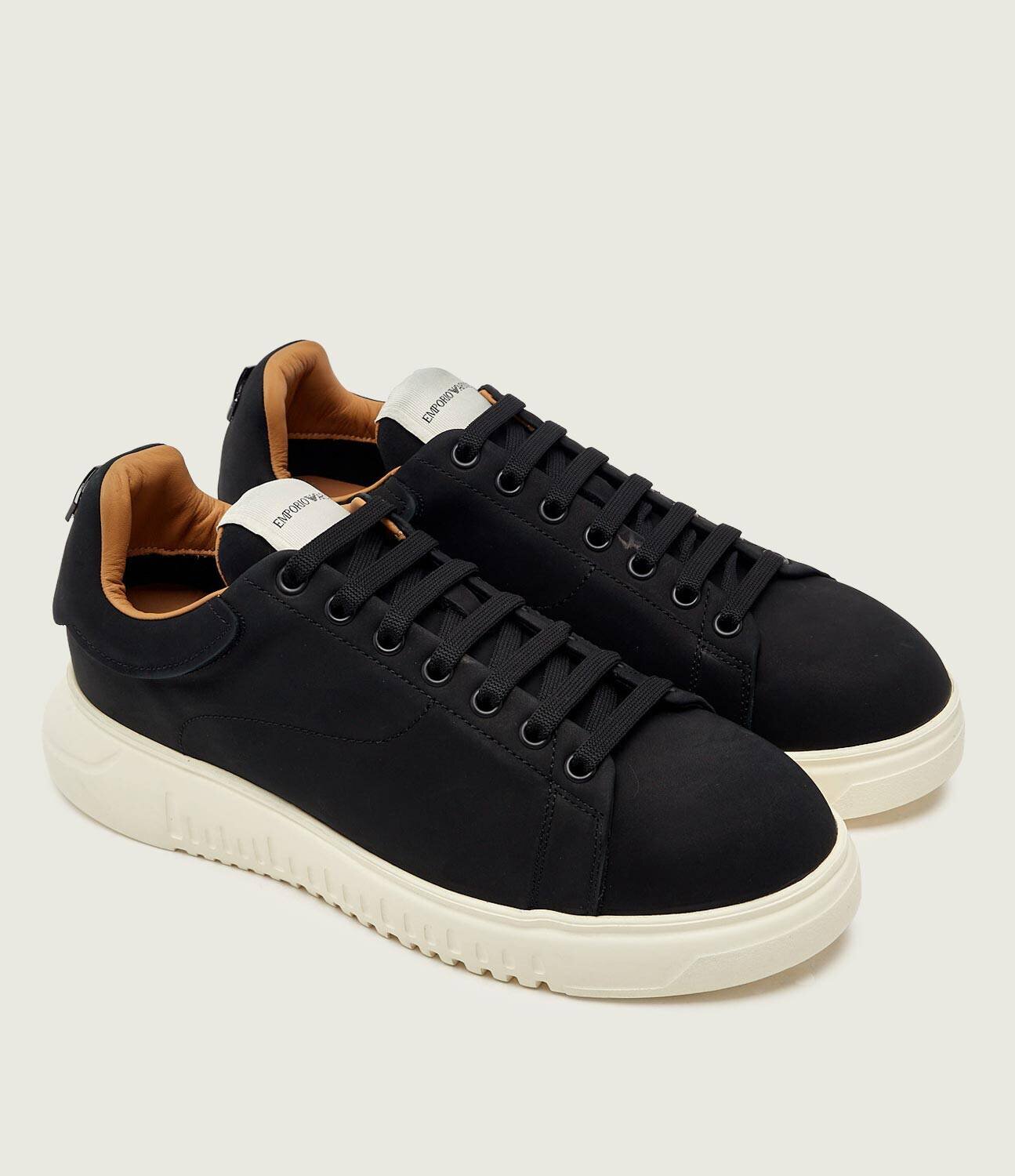Emporio Armani Teniși din piele