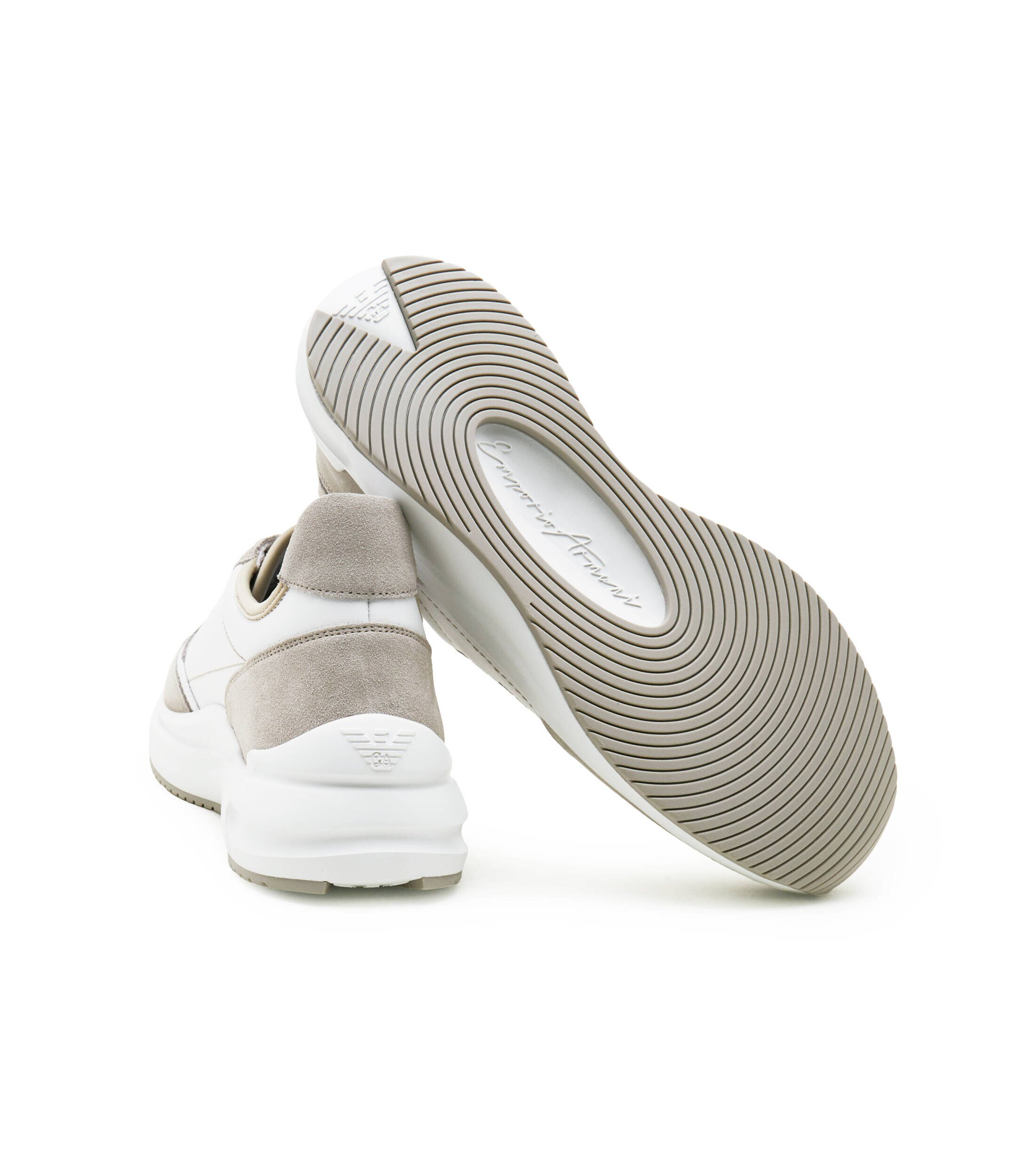 Emporio Armani Teniși din piele | piele întoarsă