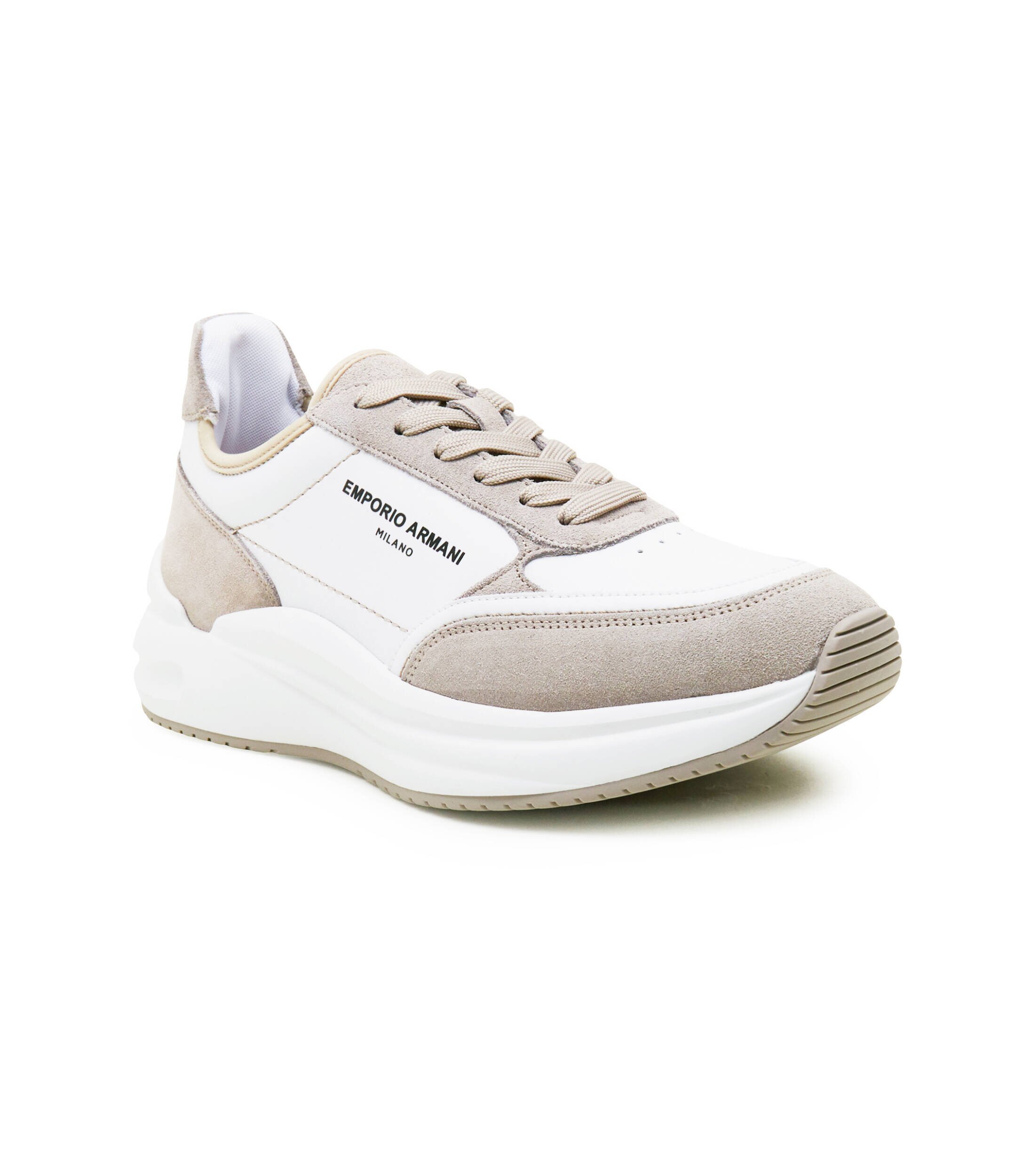 Emporio Armani Teniși din piele | piele întoarsă