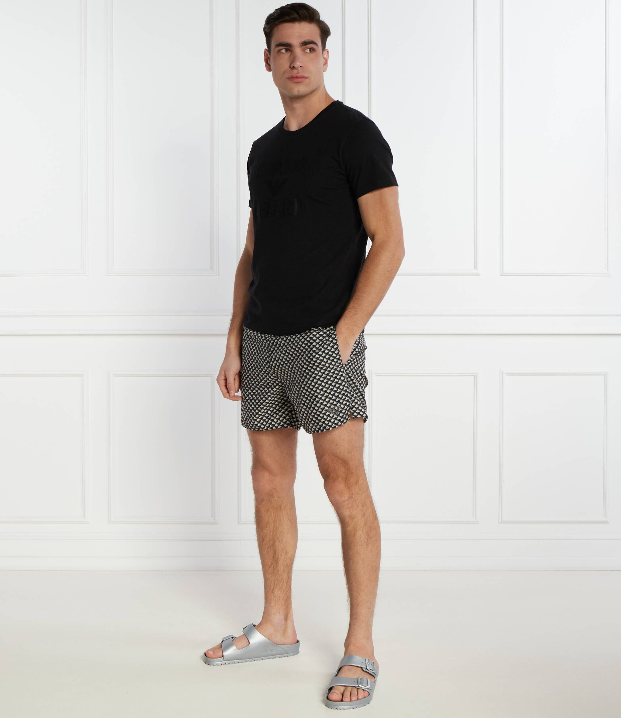 Emporio Armani Tricou | Regular Fit | cu adaos de in