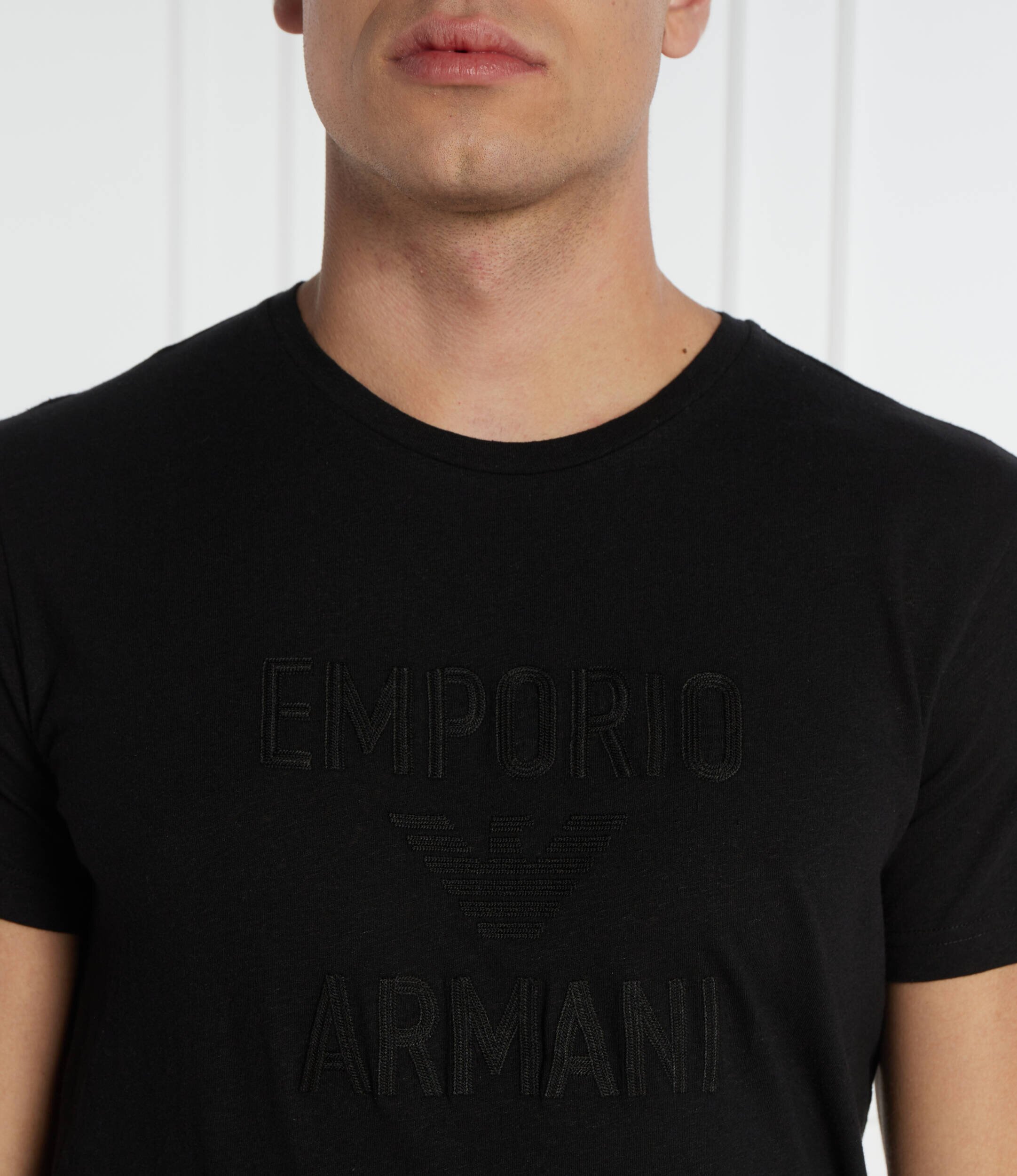 Emporio Armani Tricou | Regular Fit | cu adaos de in