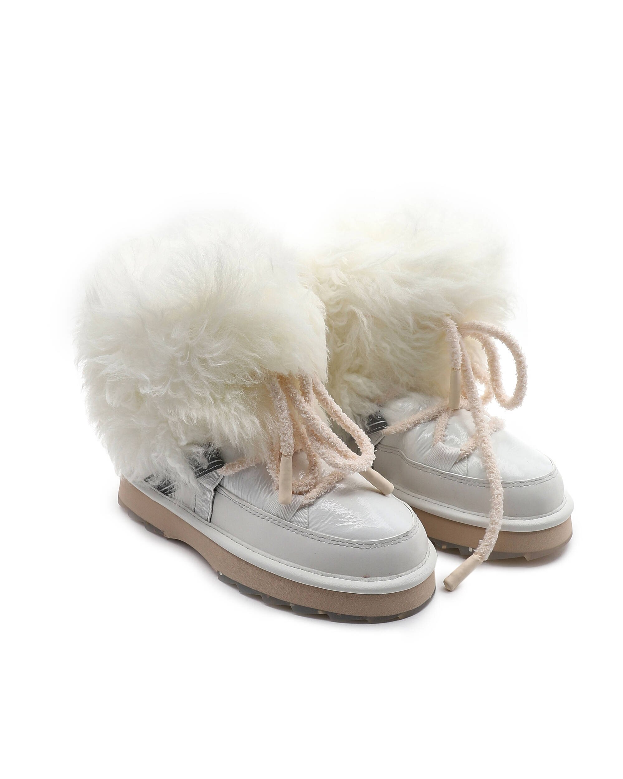 EMU Australia Bocanci Blurred Glossy cu adaos de lână | skóra