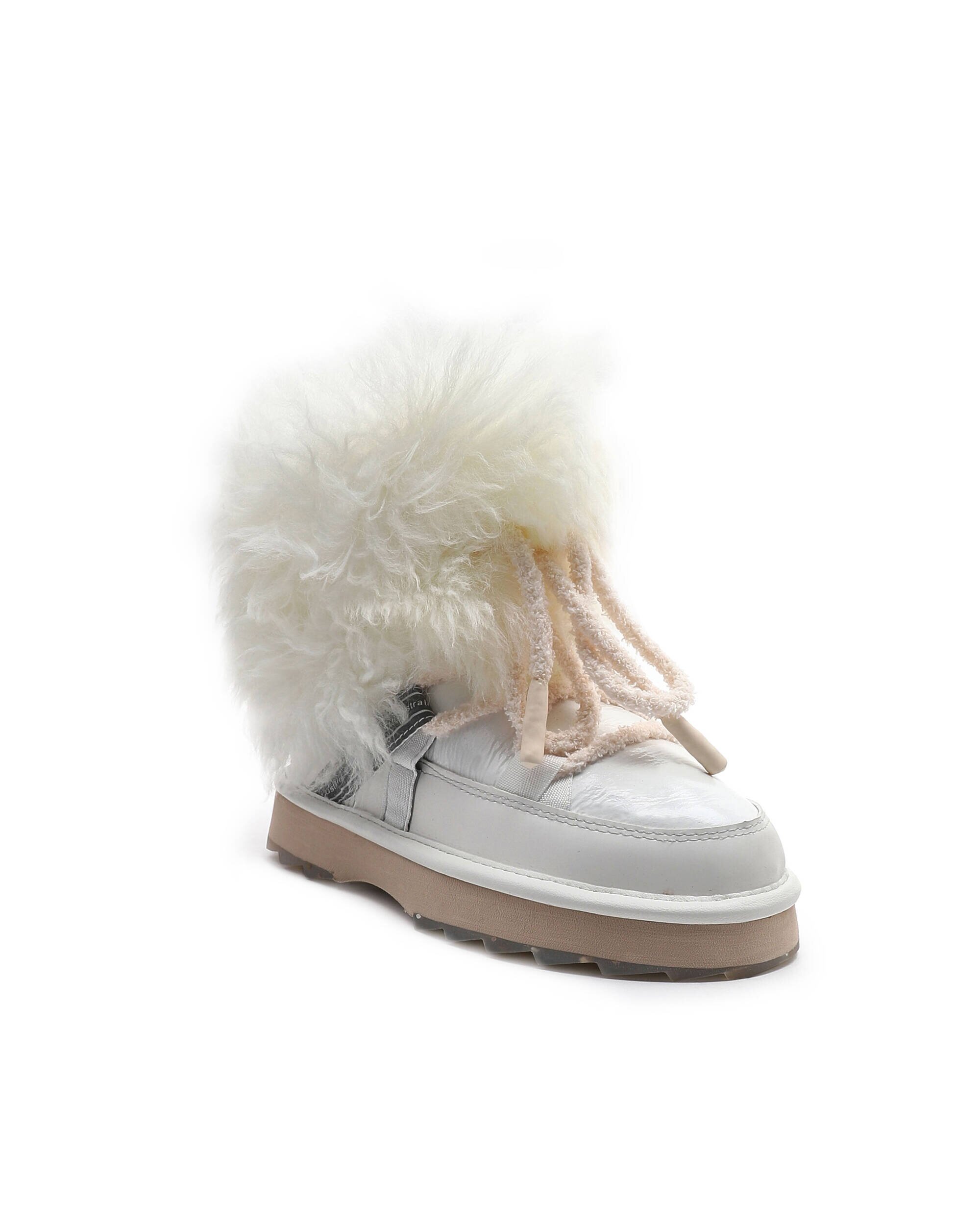 EMU Australia Bocanci Blurred Glossy cu adaos de lână | skóra
