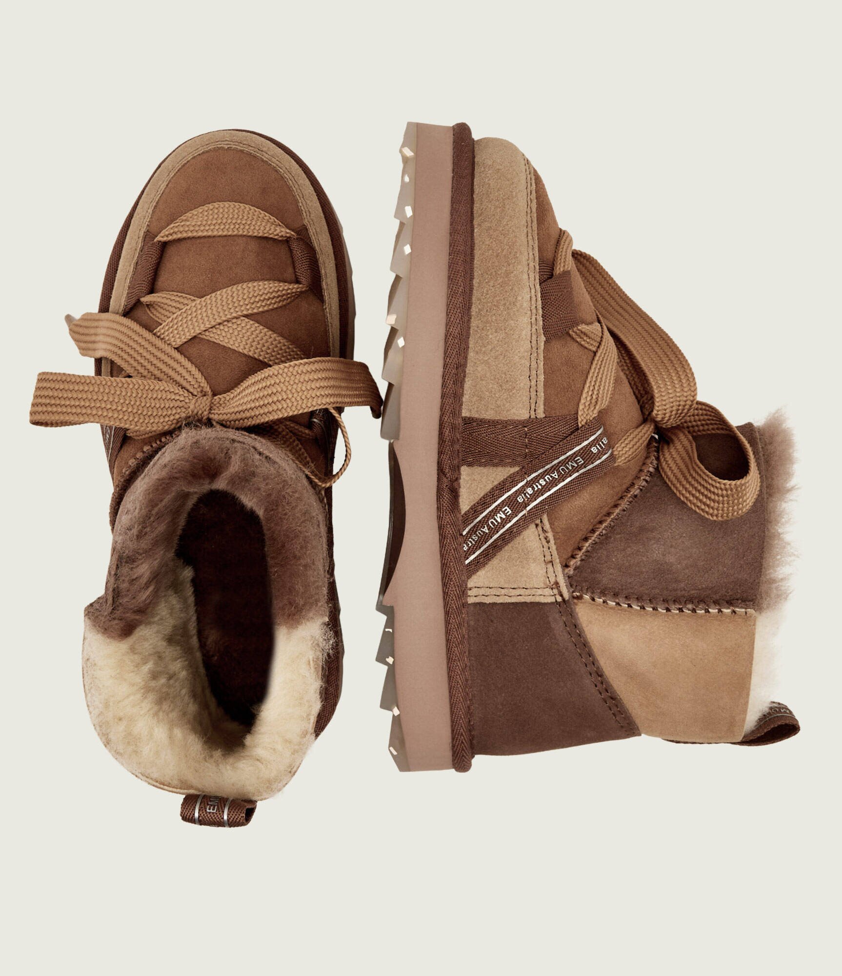 EMU Australia Bocanci Blurred Micro Patchwork | piele întoarsă