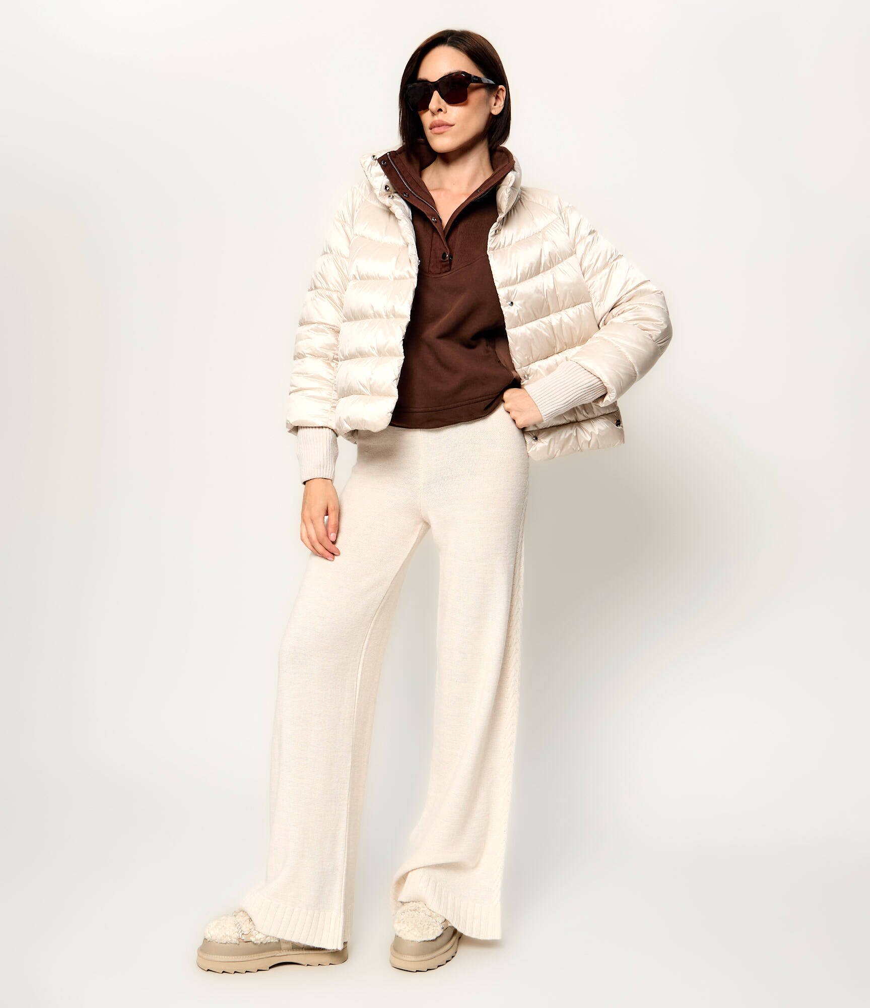 EMU Australia Bocanci Blurred Teddy | shearling | skóra | piele întoarsă