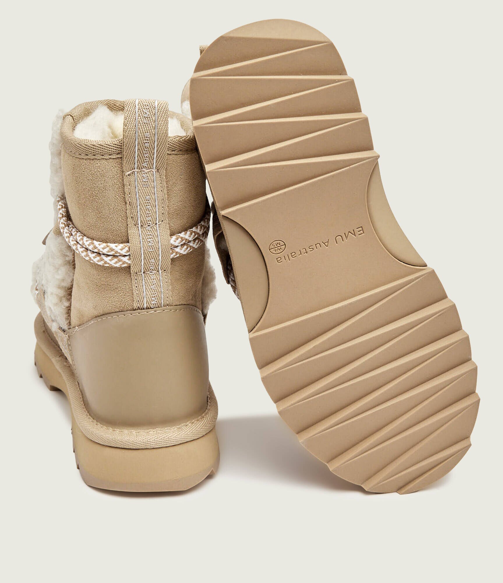 EMU Australia Bocanci Blurred Teddy | shearling | skóra | piele întoarsă