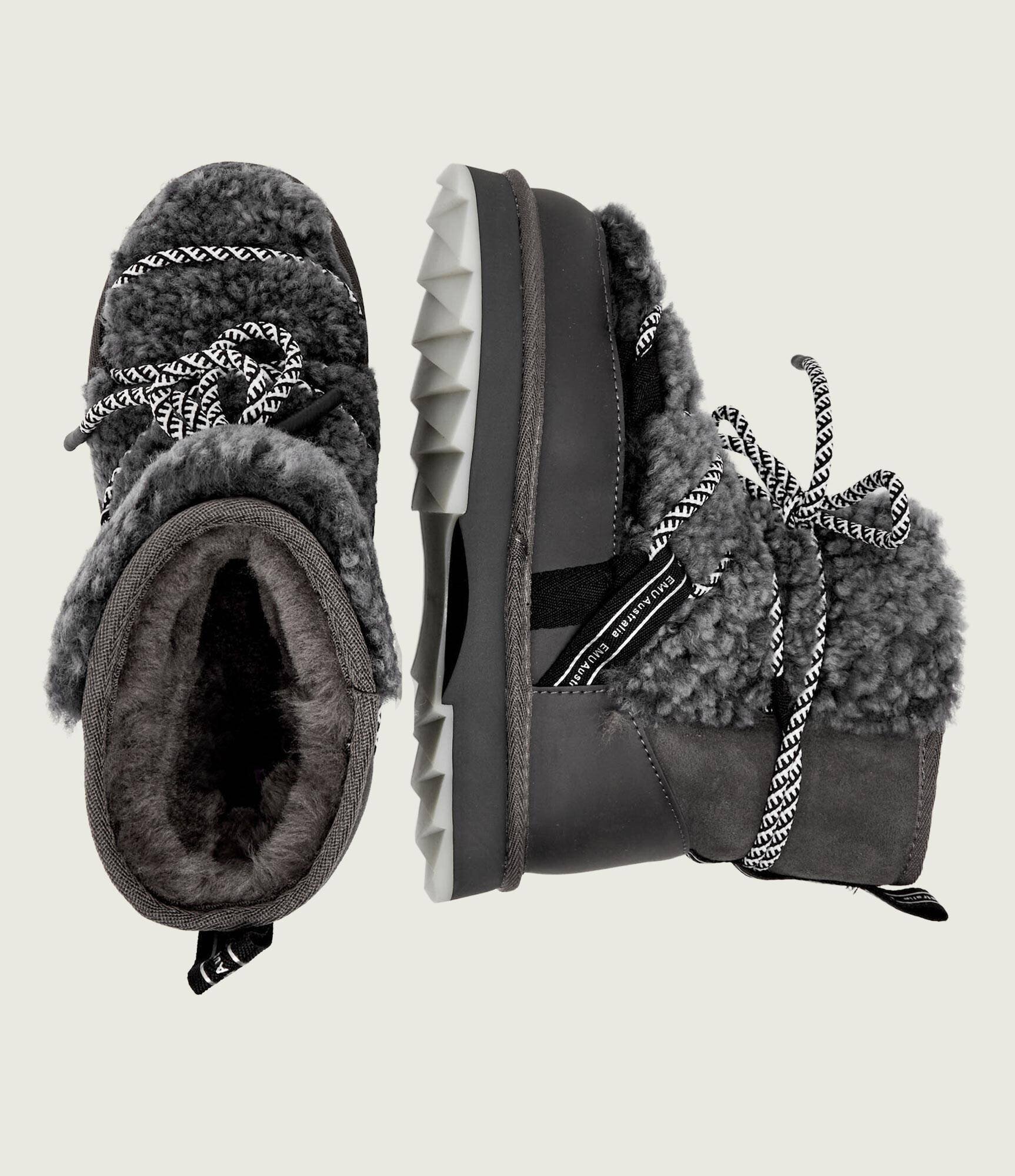 EMU Australia Bocanci Blurred Teddy | shearling | skóra | piele întoarsă