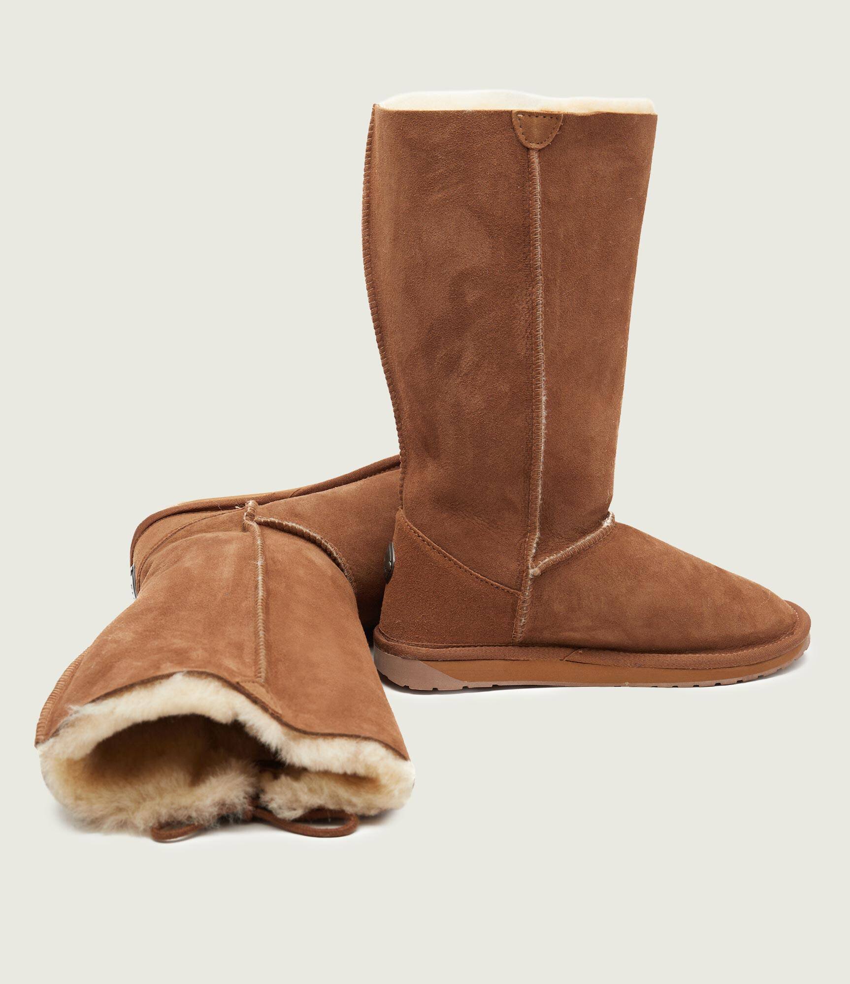 EMU Australia Bocanci Platinum Hi Lace | lână | piele întoarsă