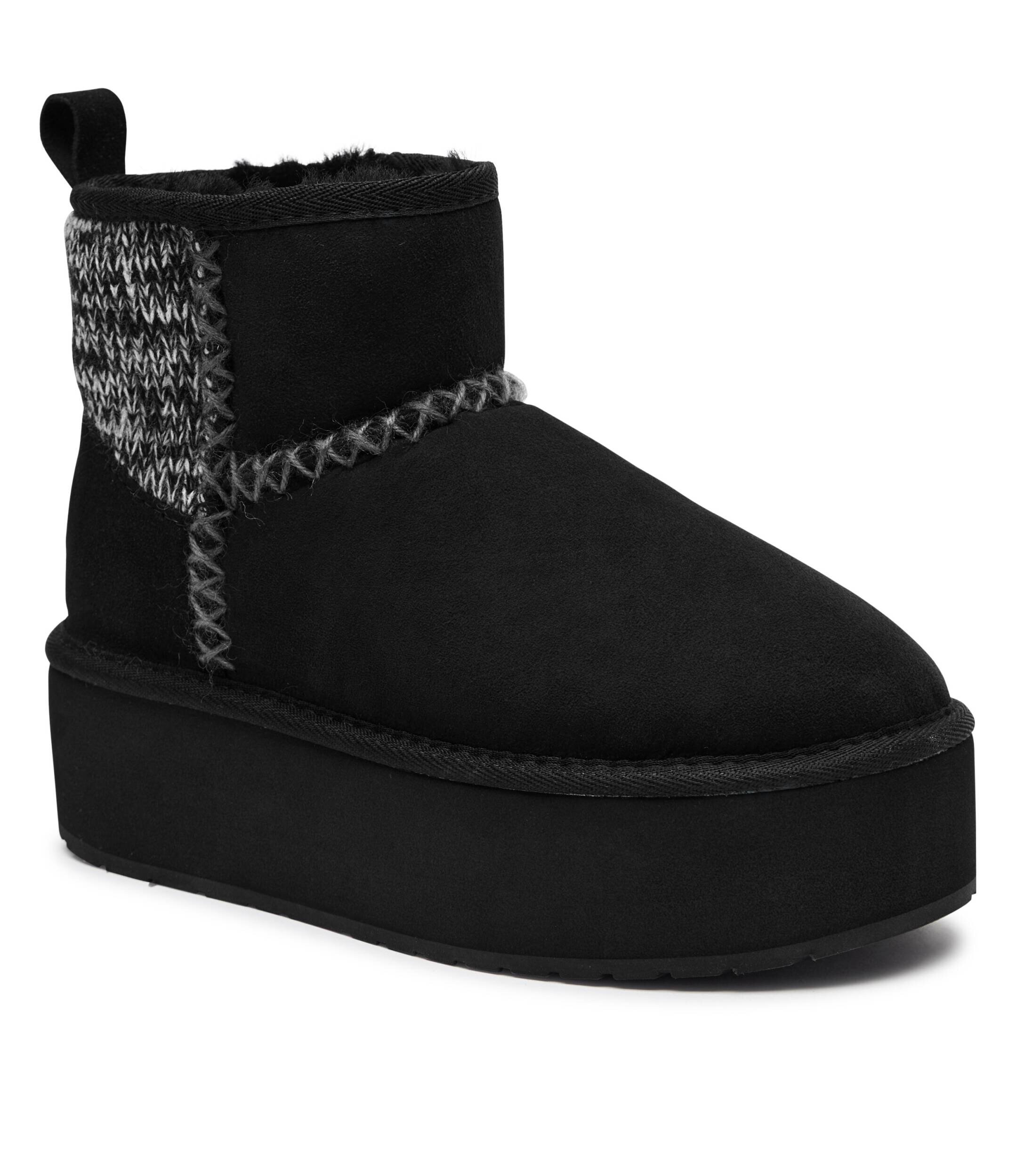 EMU Australia Bocanci Stinger Knit Flatform | piele întoarsă