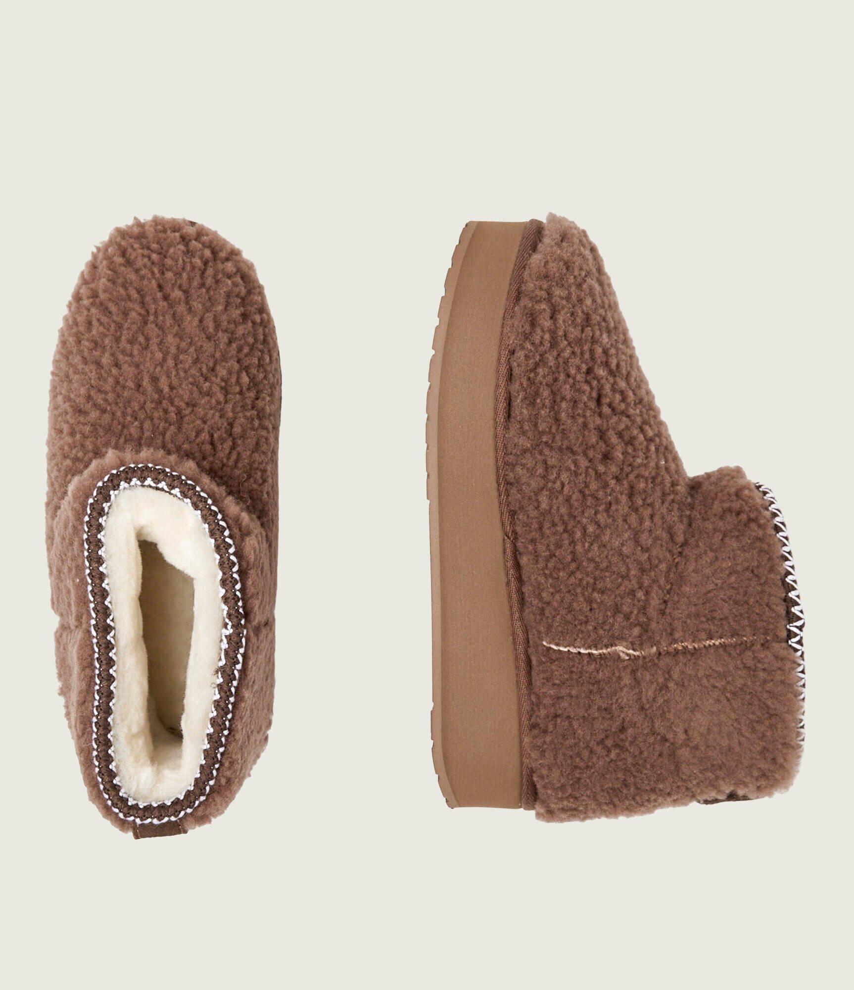 EMU Australia Bocanci Stinger Micro Flatform Teddy | lână