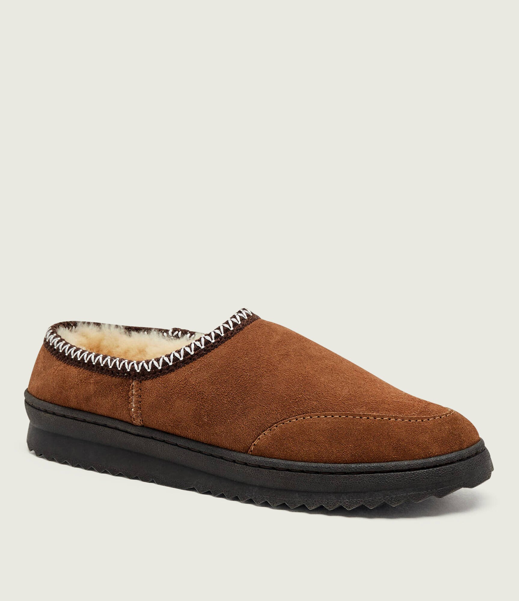 EMU Australia Căptușite mules (încălțăminte) Platinum Outback Scuff | piele întoarsă (zamsz) | cu adaos de lână