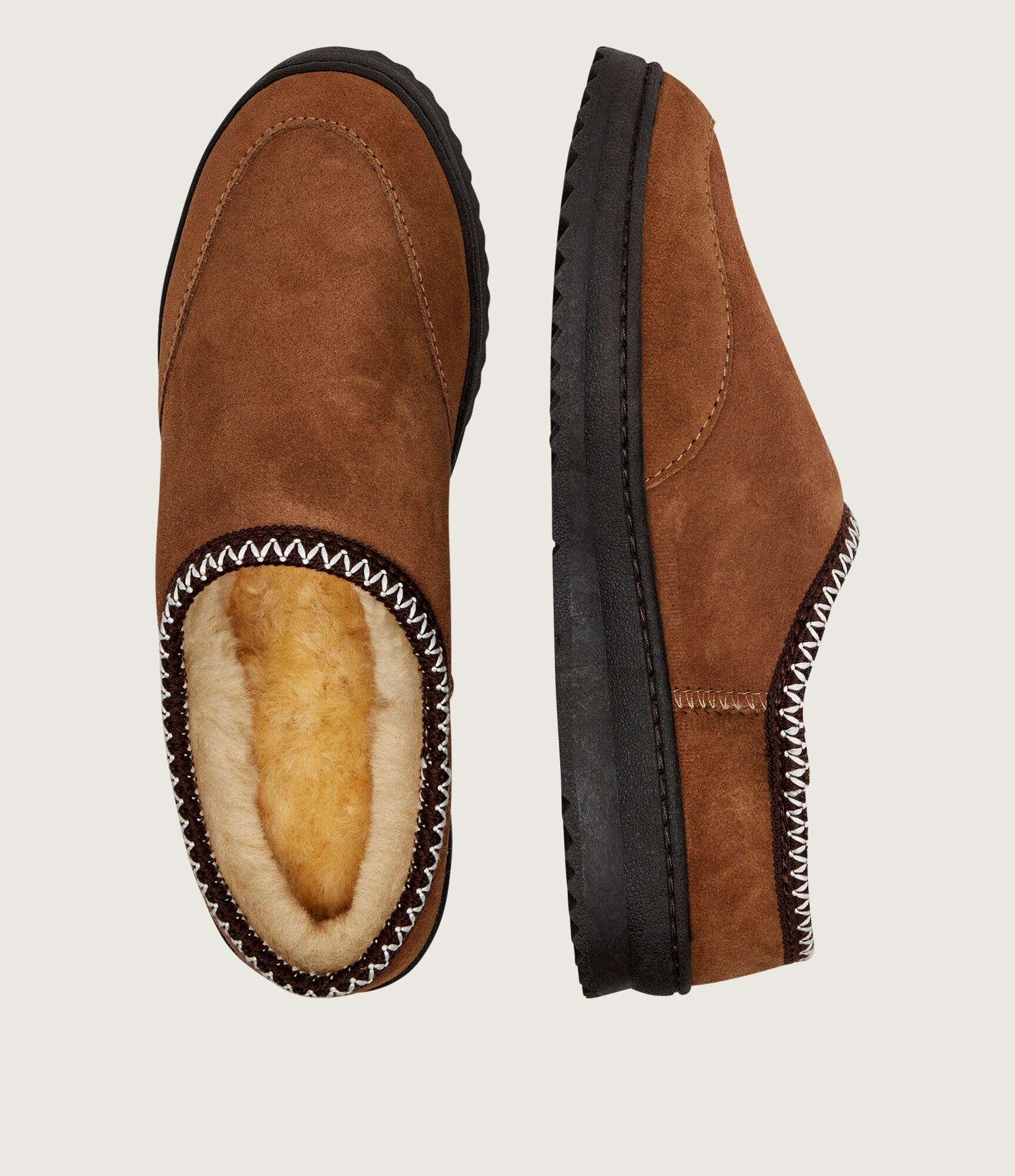 EMU Australia Căptușite mules (încălțăminte) Platinum Outback Scuff | piele întoarsă (zamsz) | cu adaos de lână