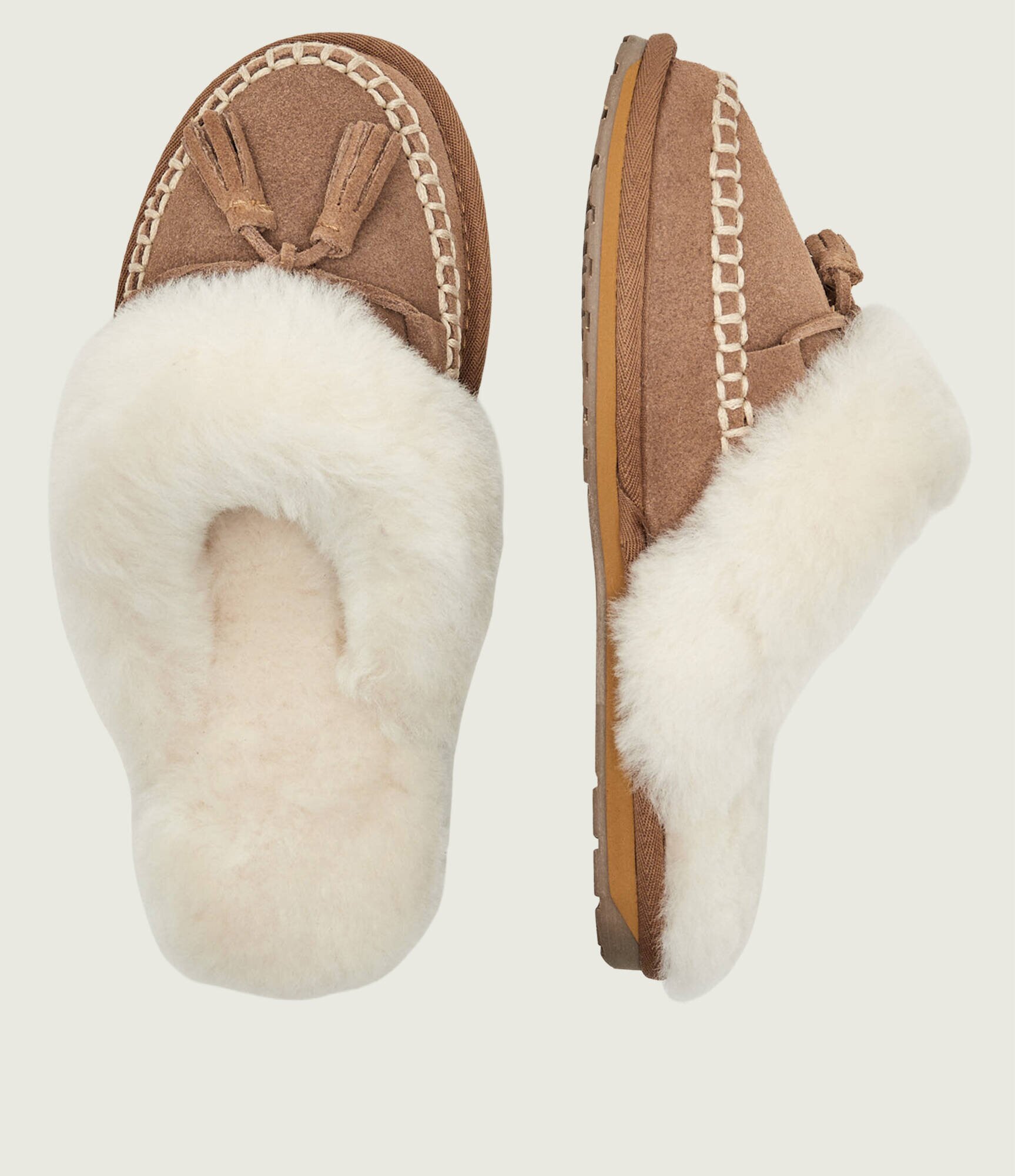 EMU Australia Căptușite papuci de casă Tahnee | piele întoarsă | shearling