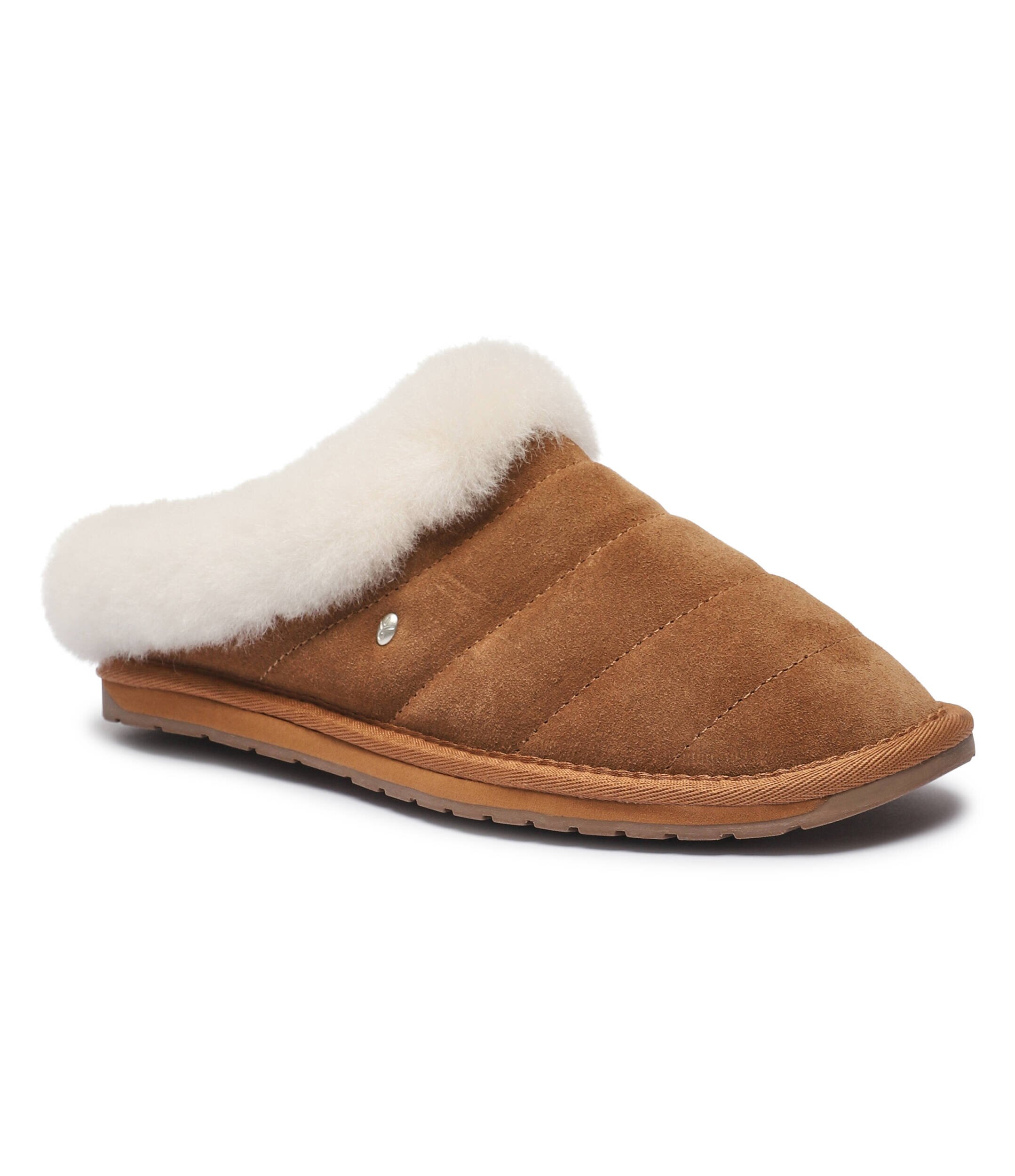 EMU Australia Căptușite papuci de casă Virginia cu adaos de lână | shearling | piele întoarsă