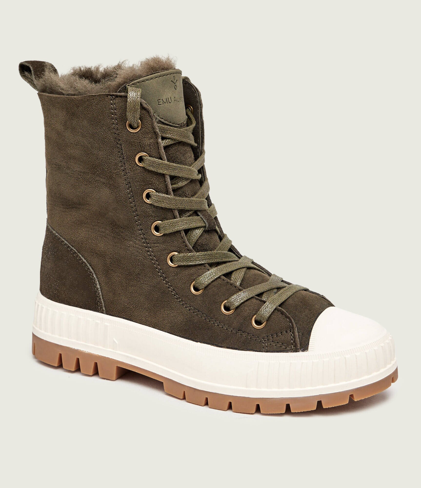 EMU Australia De piele botine Nomad Wanderer | piele întoarsă | wełna | shearling
