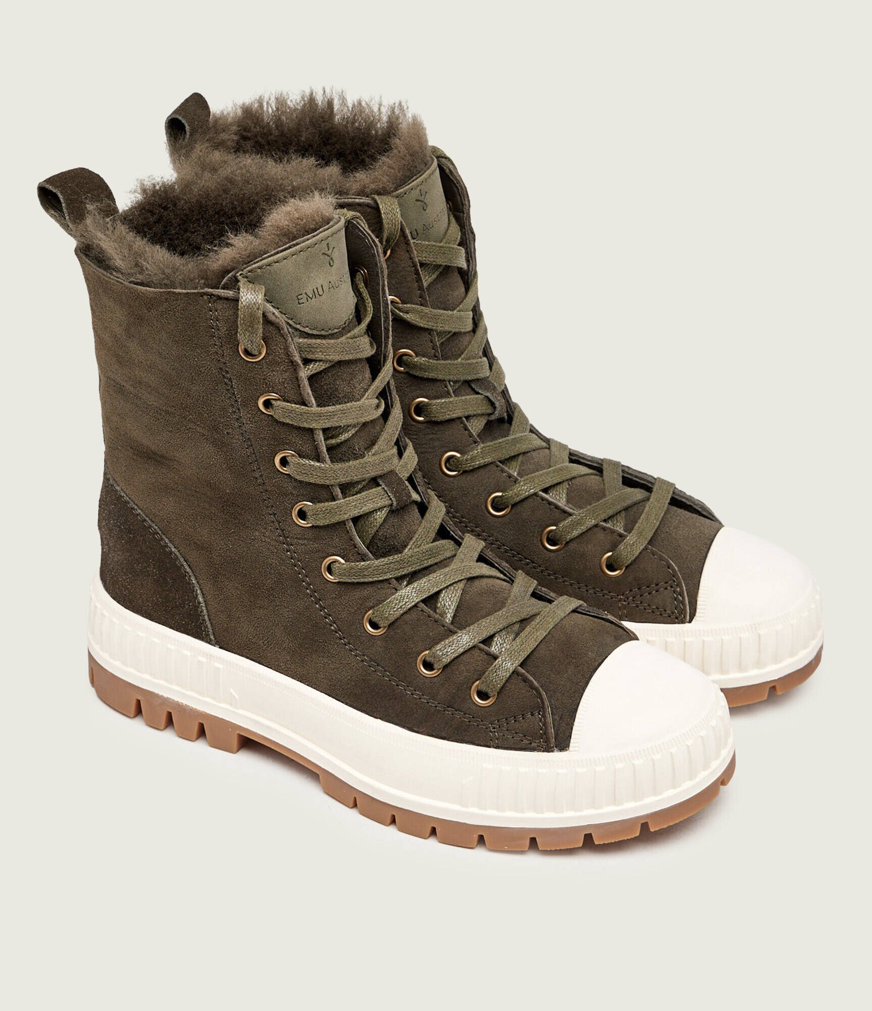 EMU Australia De piele botine Nomad Wanderer | piele întoarsă | wełna | shearling