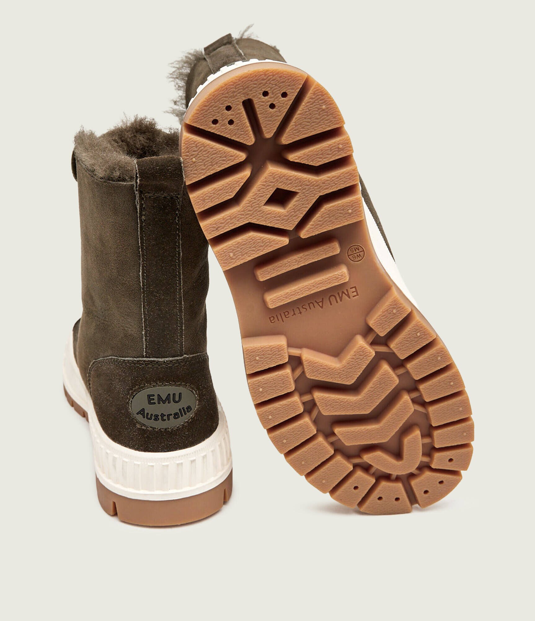 EMU Australia De piele botine Nomad Wanderer | piele întoarsă | wełna | shearling