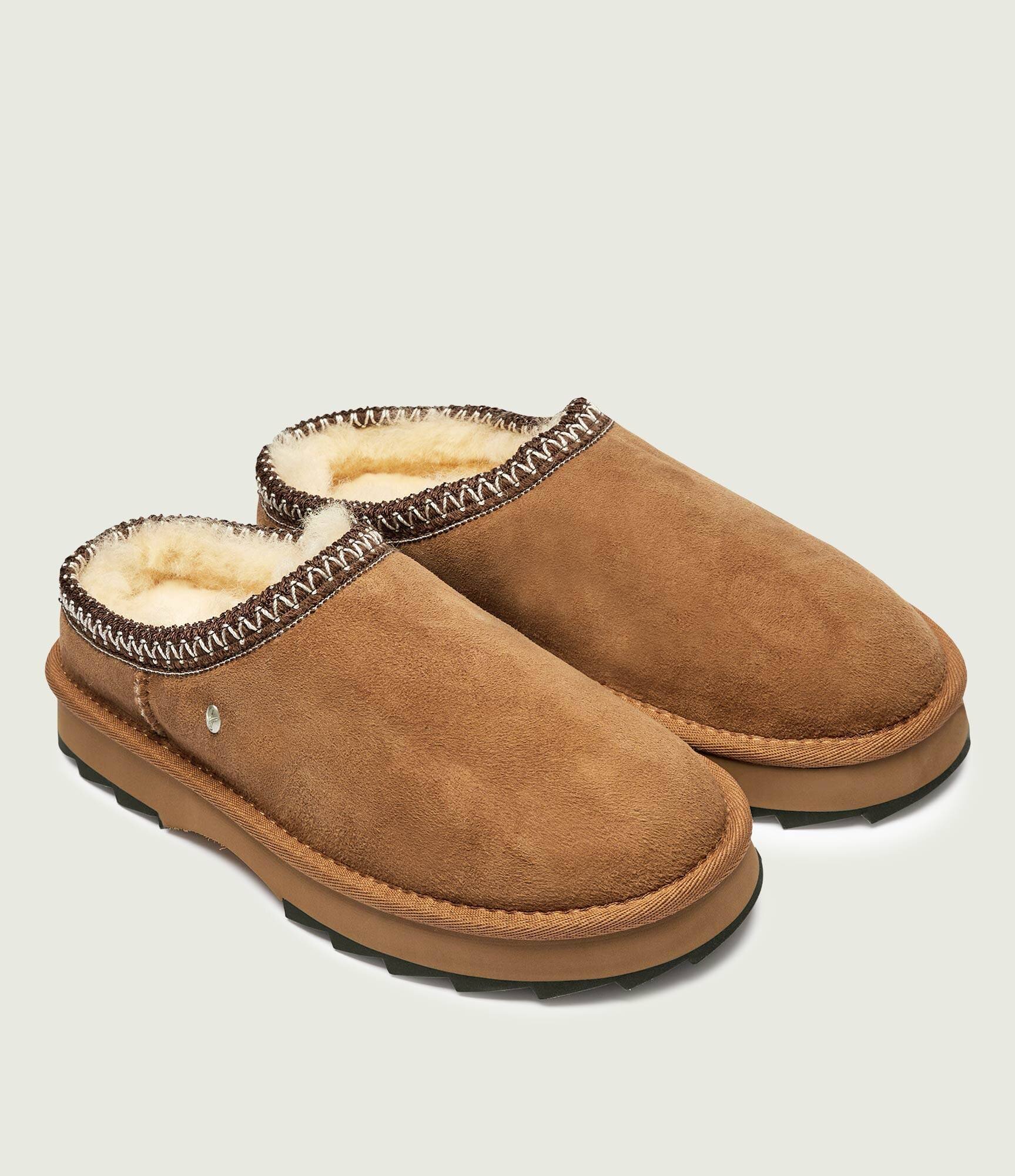 EMU Australia Mules (încălțăminte) Sharky Scuff | piele întoarsă (zamsz) | cu adaos de lână