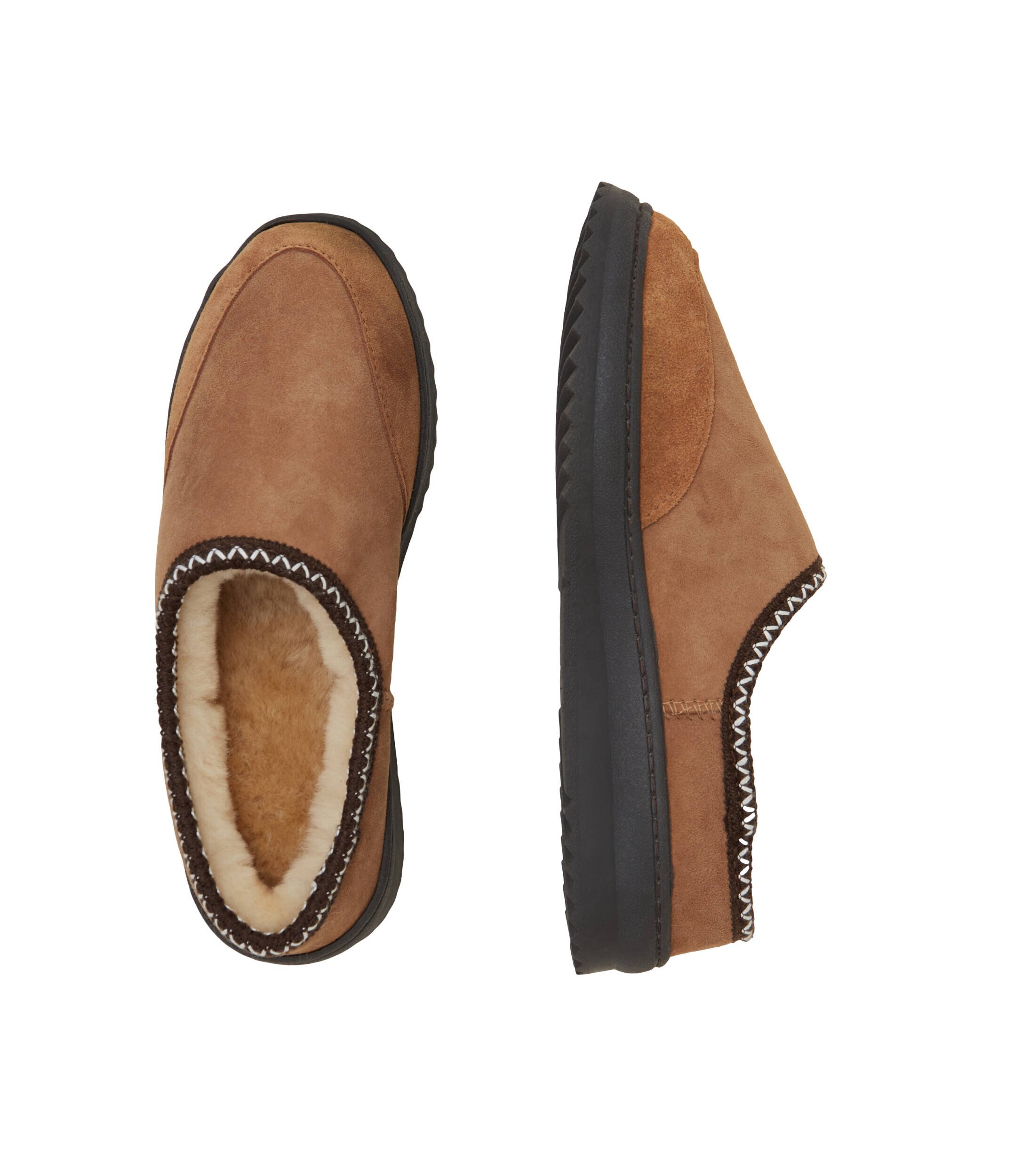 EMU Australia Papuci de casă Platinum Outback Scuff | piele întoarsă cu adaos de lână
