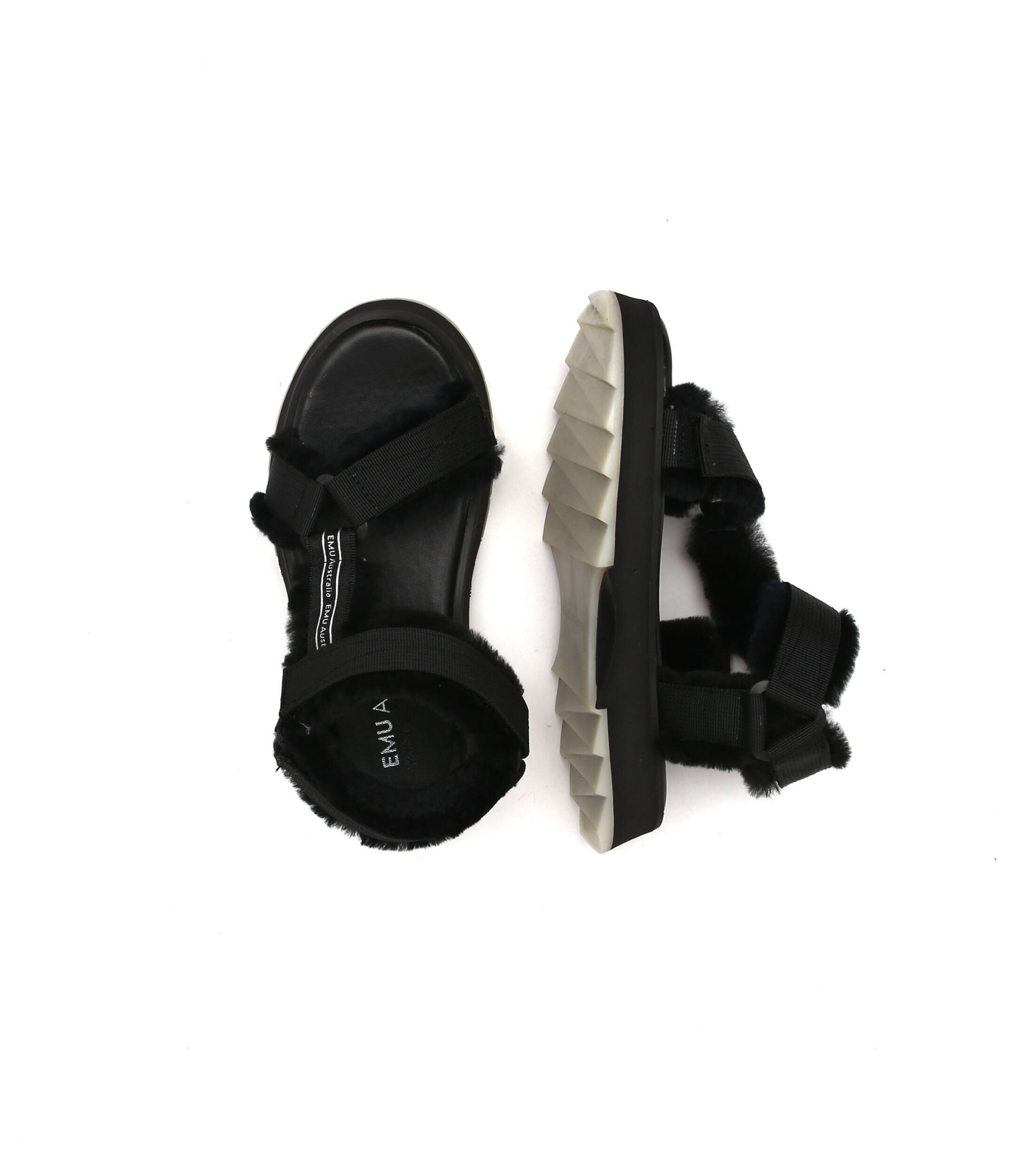 EMU Australia Sandale Raven cu adaos de piele