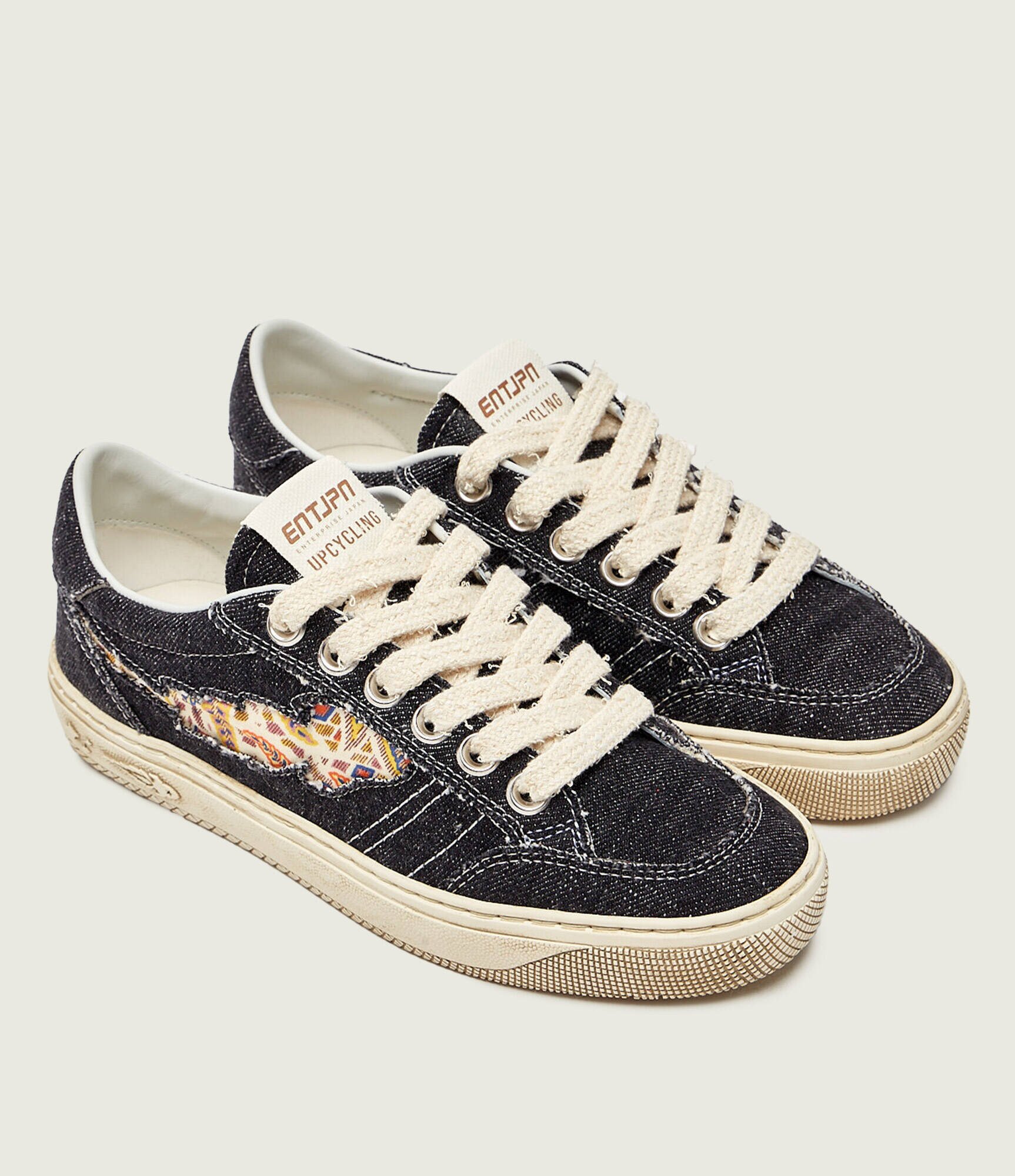 Enterprise Japan Sneakers JUPITER ROCKET 12 | denim cu adaos de piele