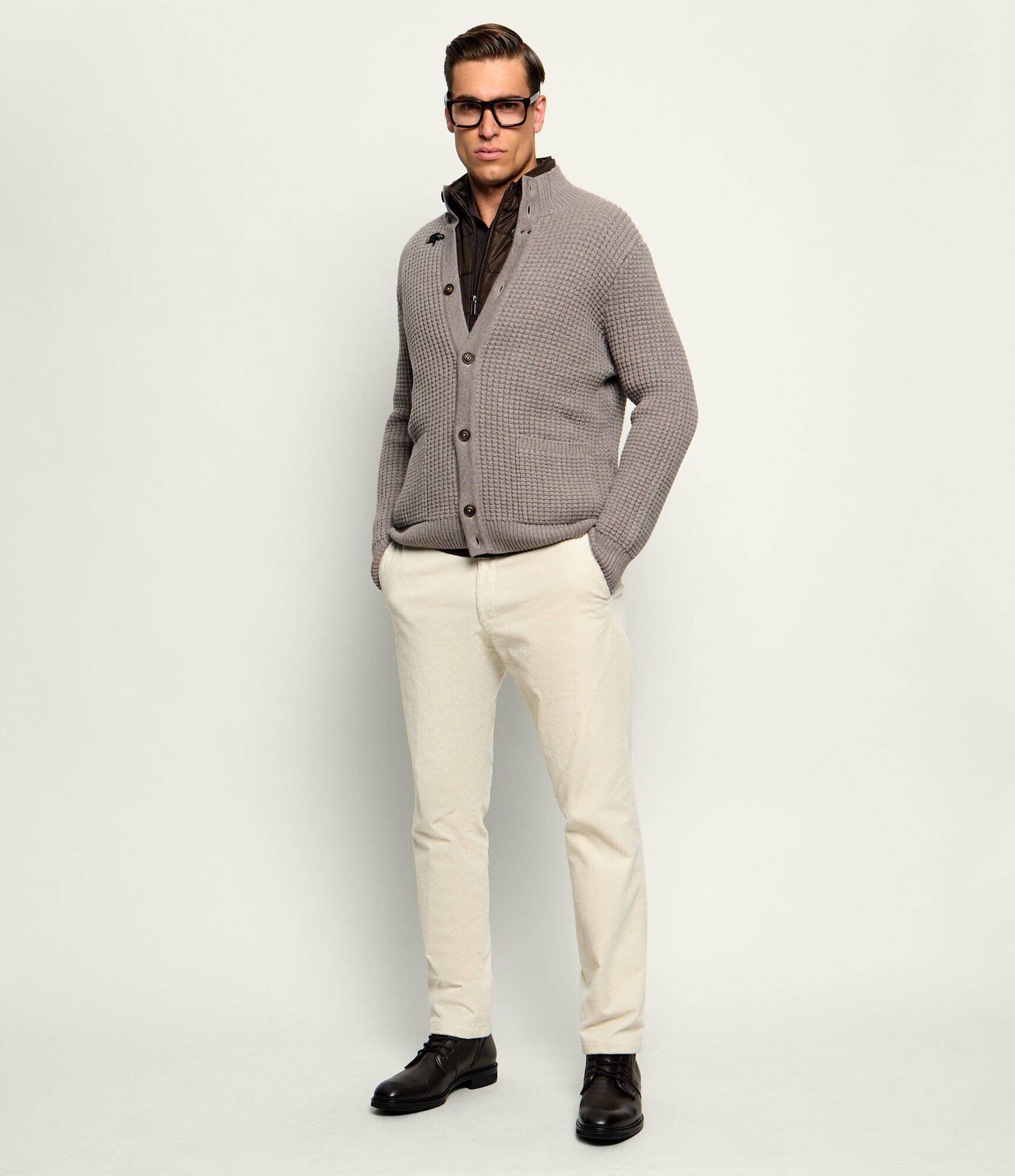 FAY De lână cardigan 2w1 | regular fit