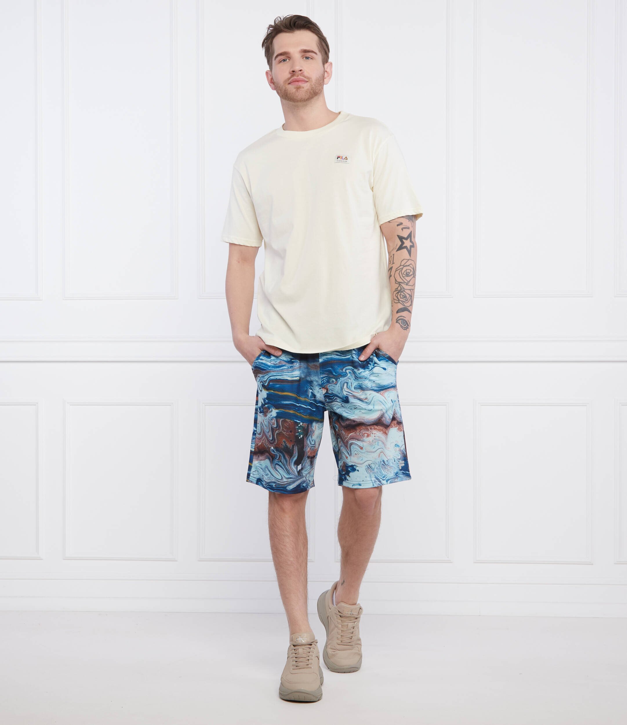 FILA Pantaloni scurți CUNEO | Regular Fit
