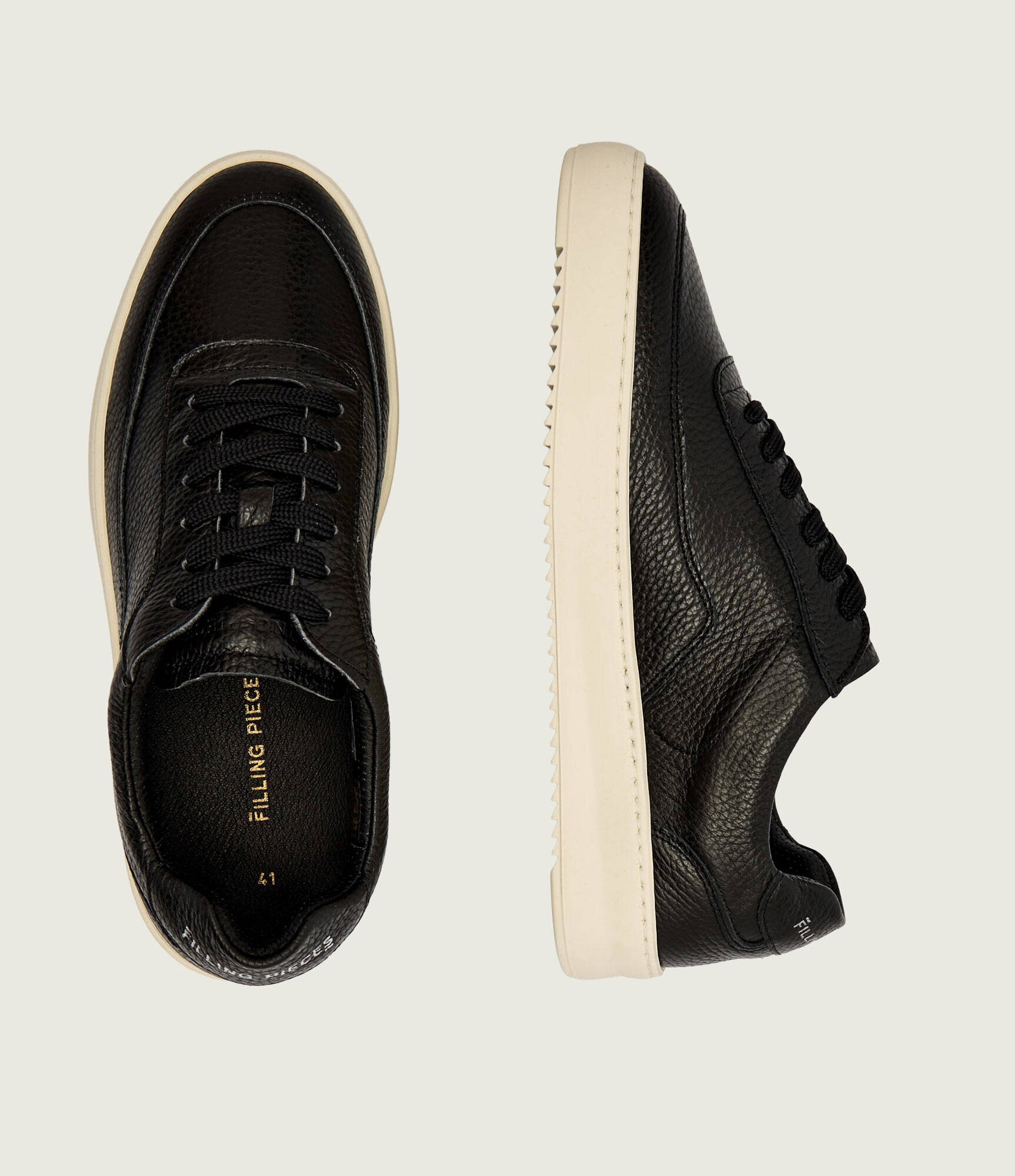 Filling Pieces Teniși din piele Mondo Grain