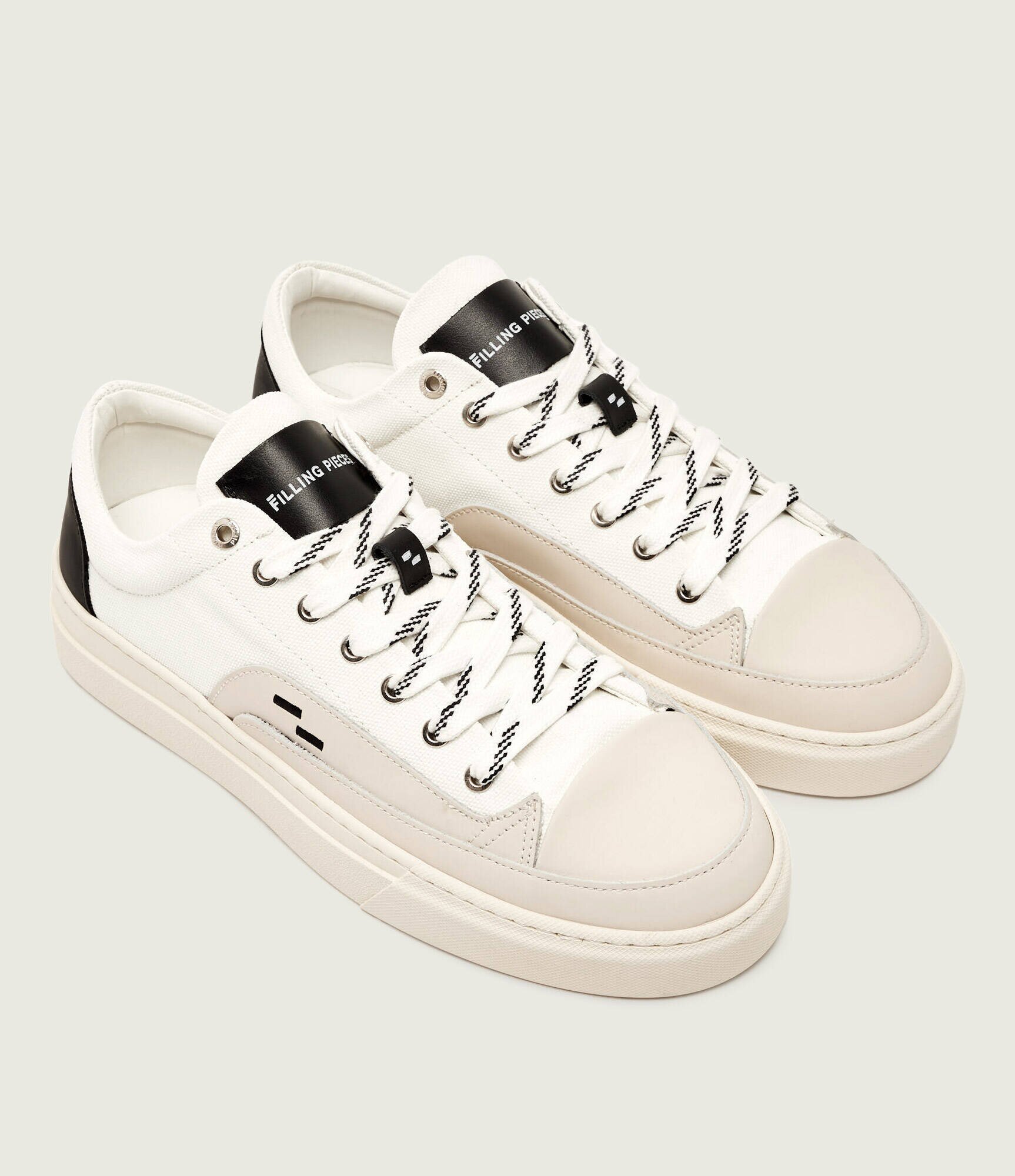 Filling Pieces Teniși Riviera cu adaos de piele
