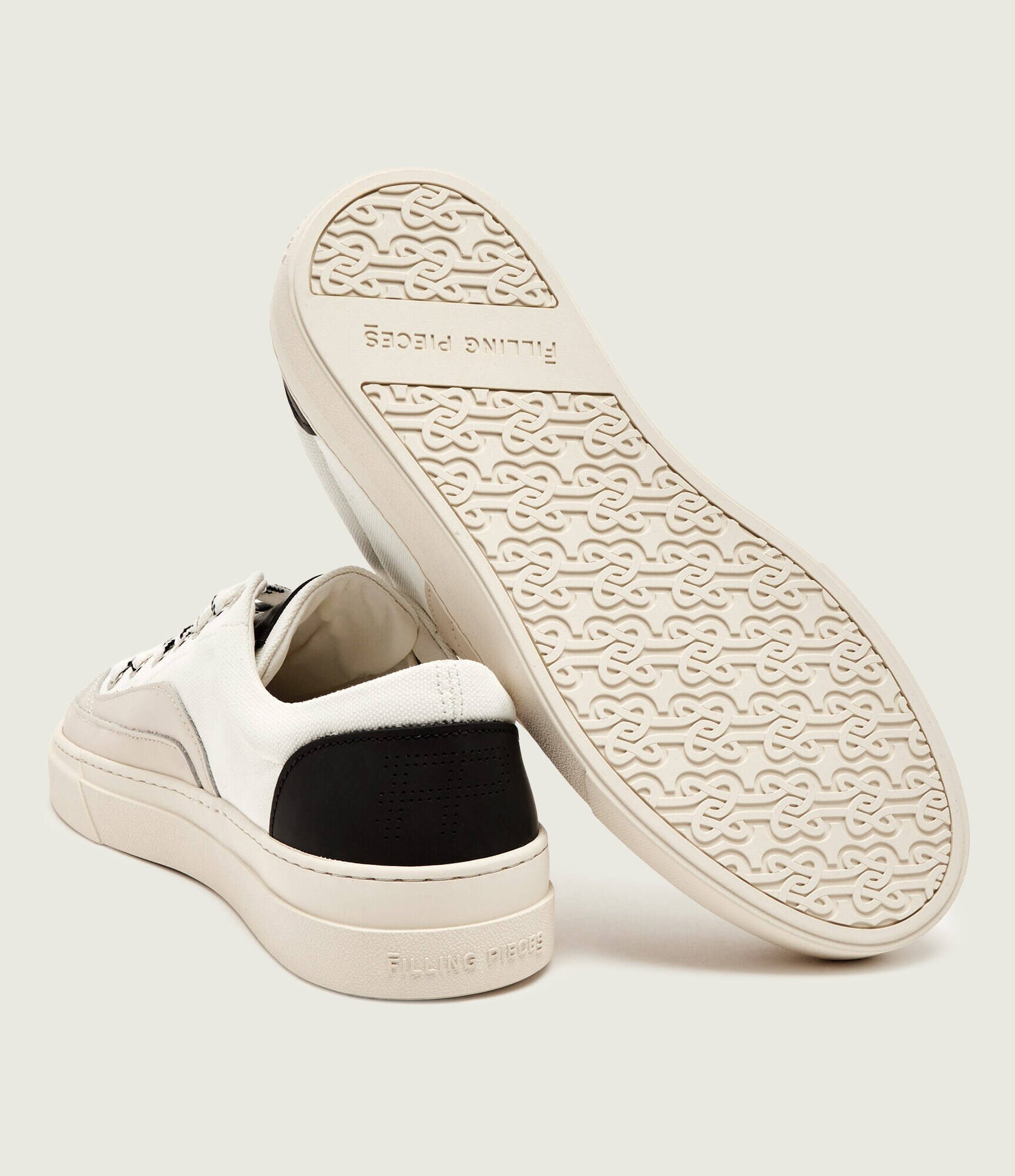 Filling Pieces Teniși Riviera cu adaos de piele