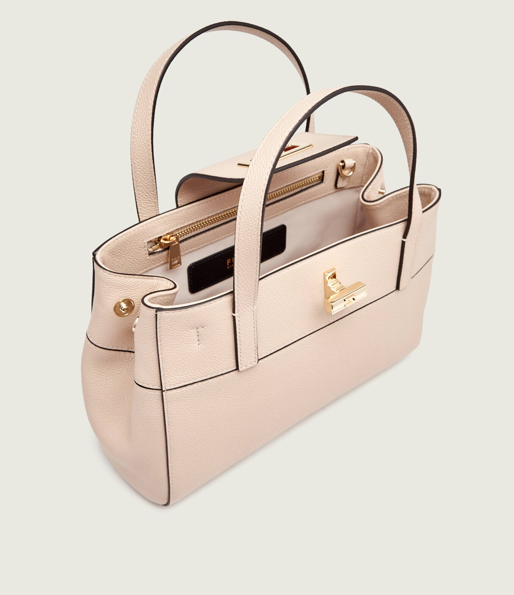 Furla De piele cufăr Amelia
