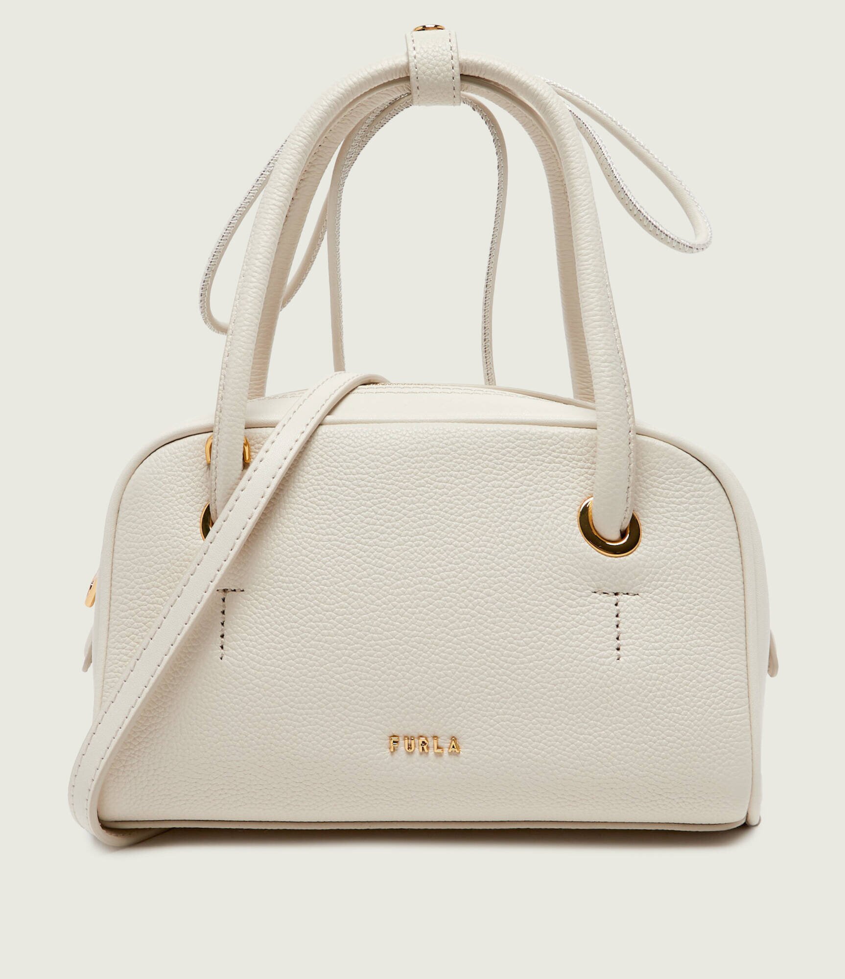 Furla De piele cufăr POPPY MINI DOME